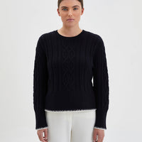 Burra Crochet Sweater Knitwear Iris and Wool 