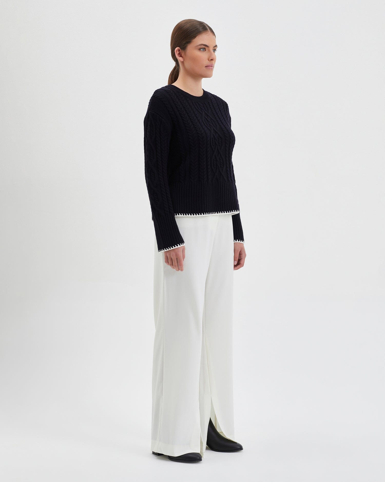 Burra Crochet Sweater Knitwear Iris and Wool 