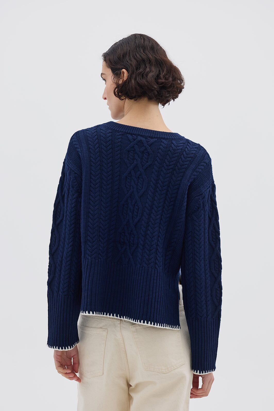 Burra Crochet Sweater Knitwear Iris and Wool 
