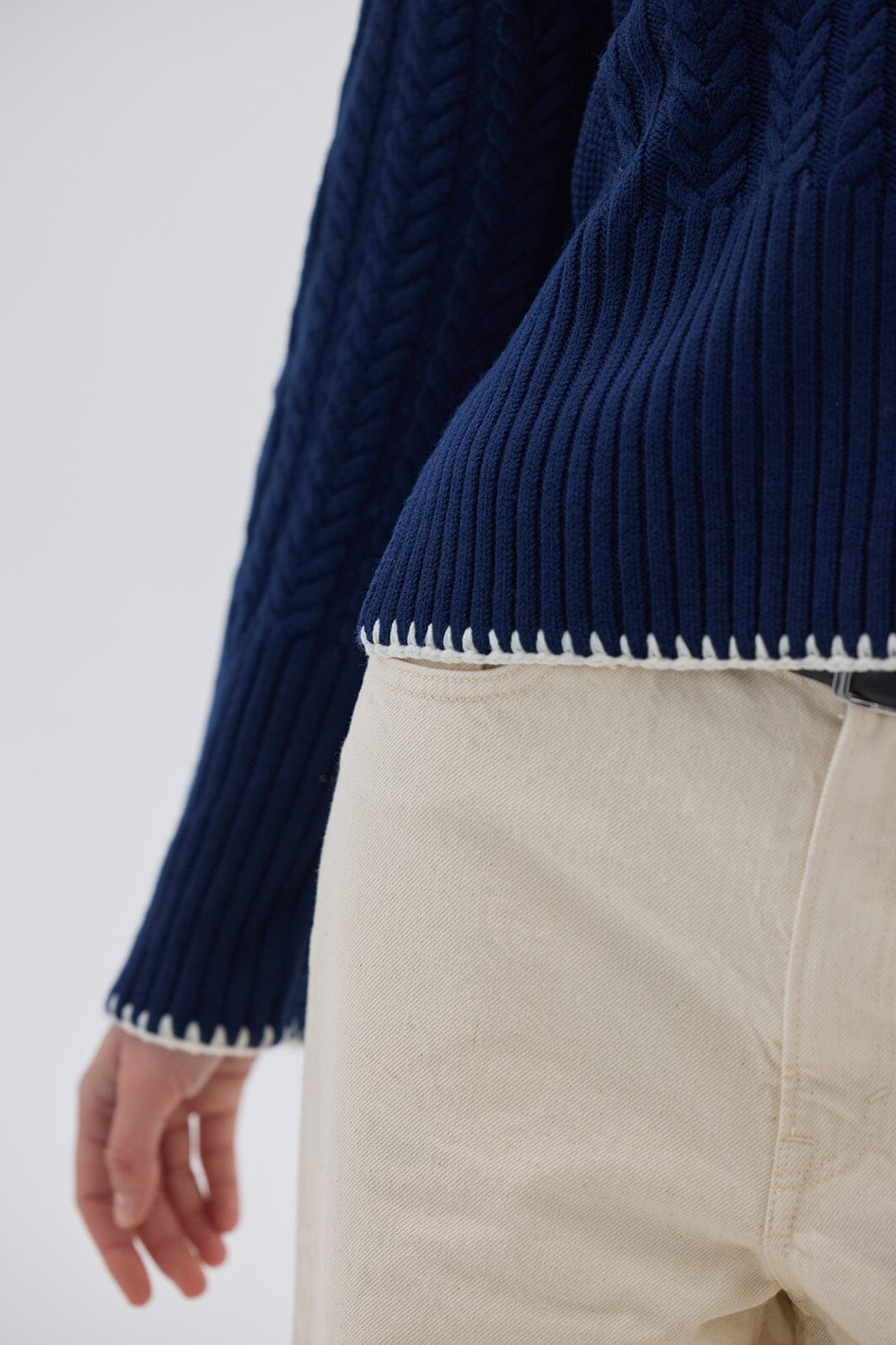 Burra Crochet Sweater Knitwear Iris and Wool 