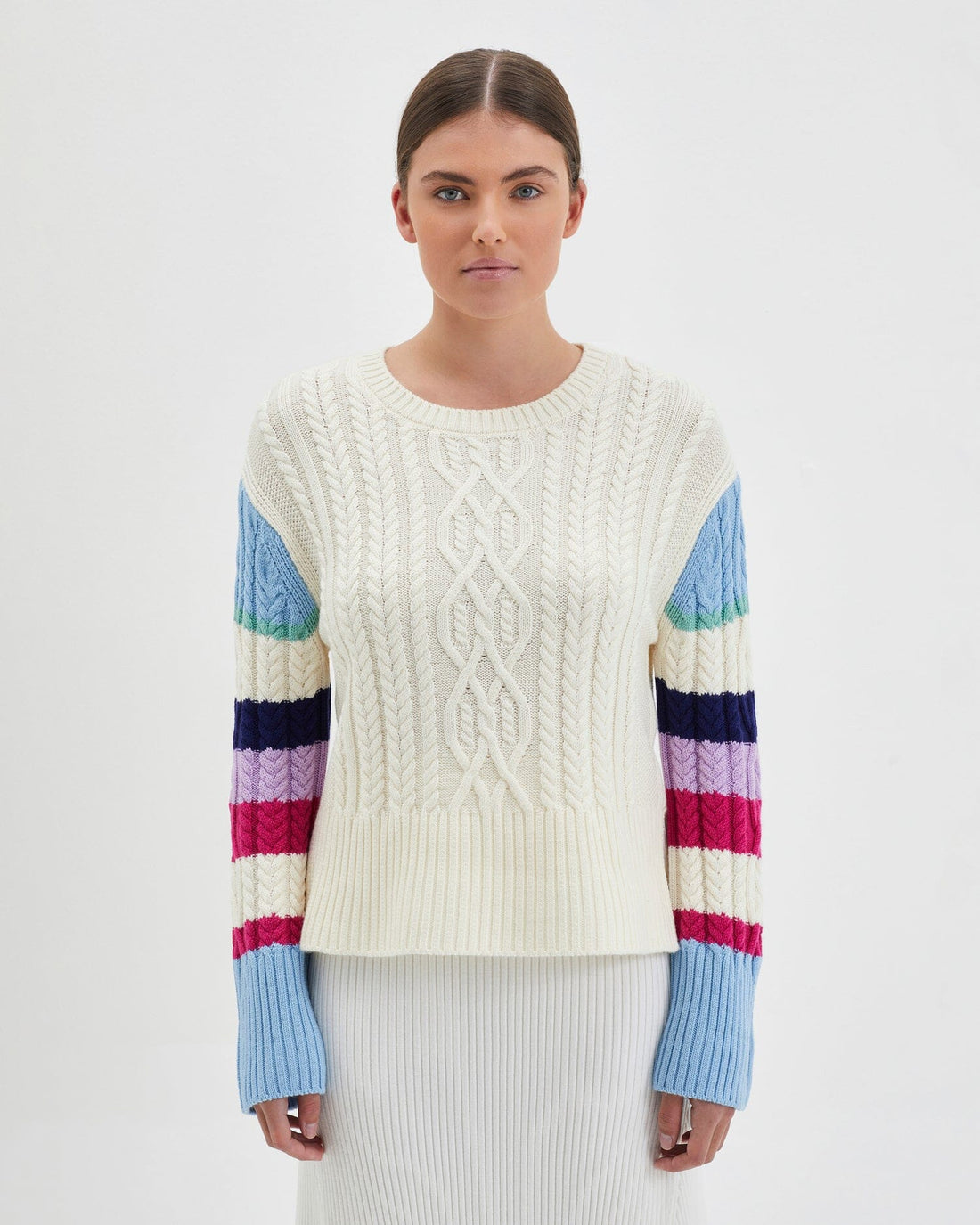 Burra Multi Crochet Sweater Knitwear Iris and Wool 