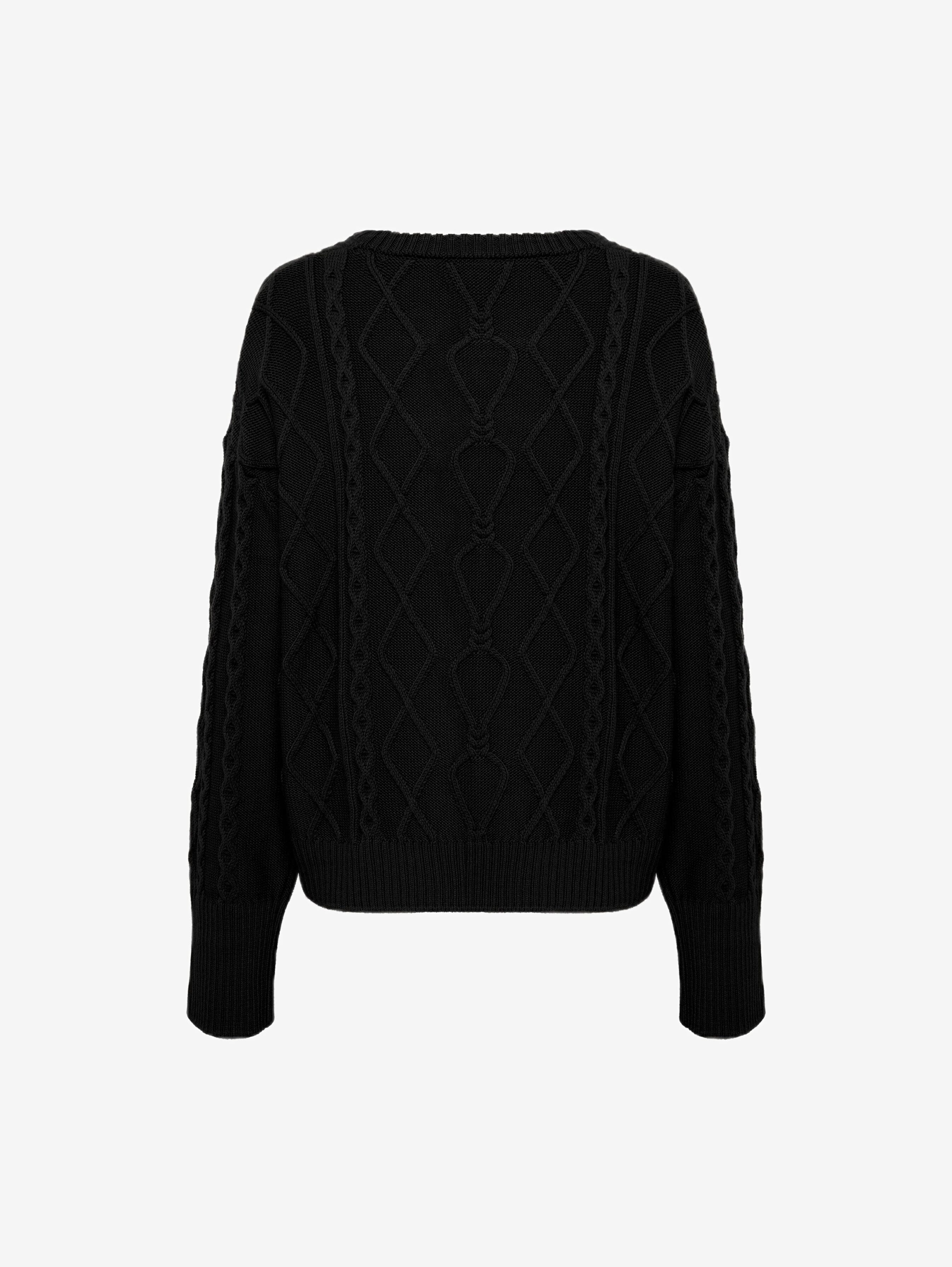 Cable Heart Sweater Knitwear Iris and Wool 