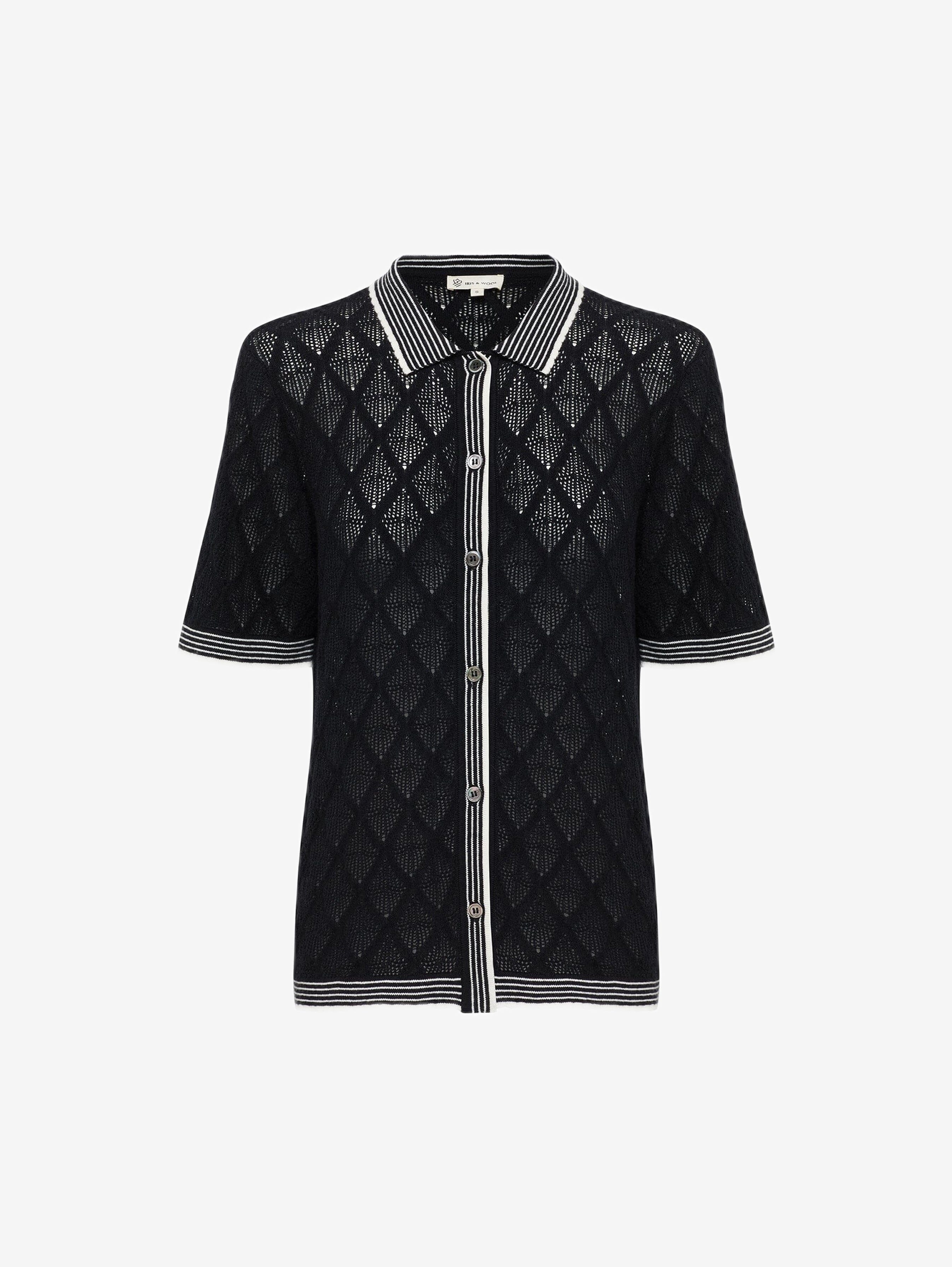 Chiara Lace Stitch Top Shirts & Tops Iris and Wool 
