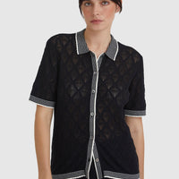 Chiara Lace Stitch Top Shirts & Tops Iris and Wool 