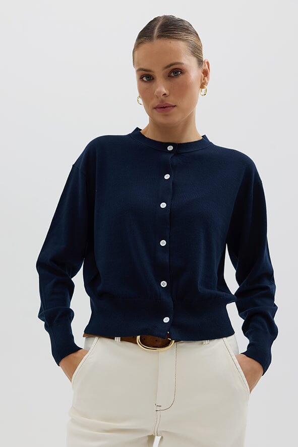 Classic Cardigan Knitwear Iris and Wool 