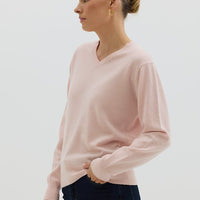 Classic V Neck Sweater Knitwear Iris and Wool 