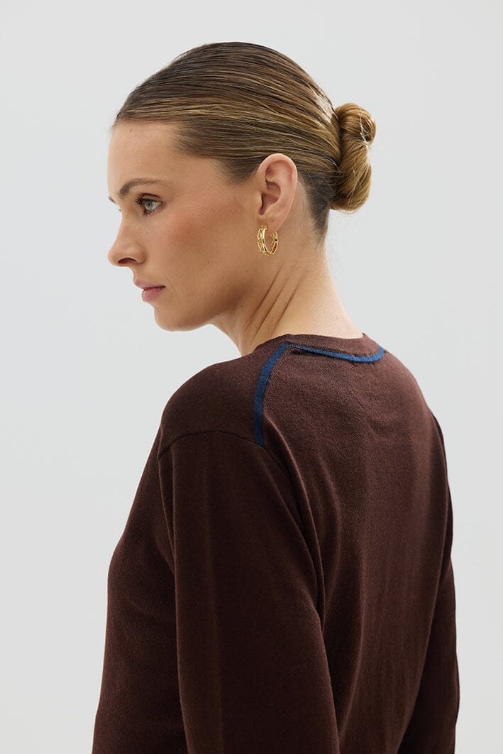 Classic V Neck Sweater Knitwear Iris and Wool 