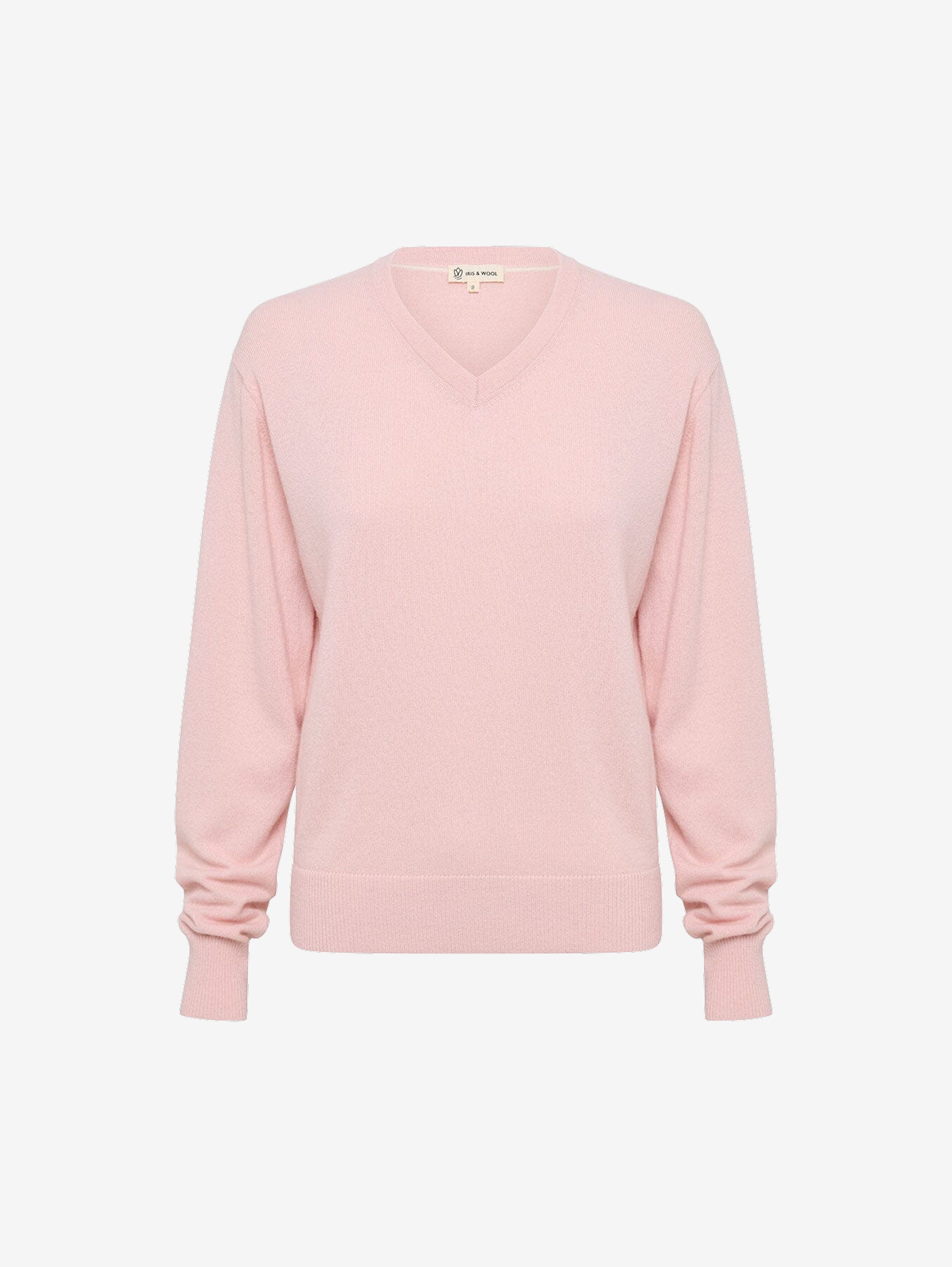 Classic V Neck Sweater Knitwear Iris and Wool 