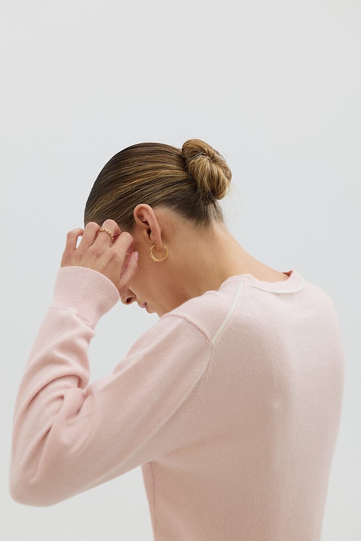 Classic V Neck Sweater Knitwear Iris and Wool 