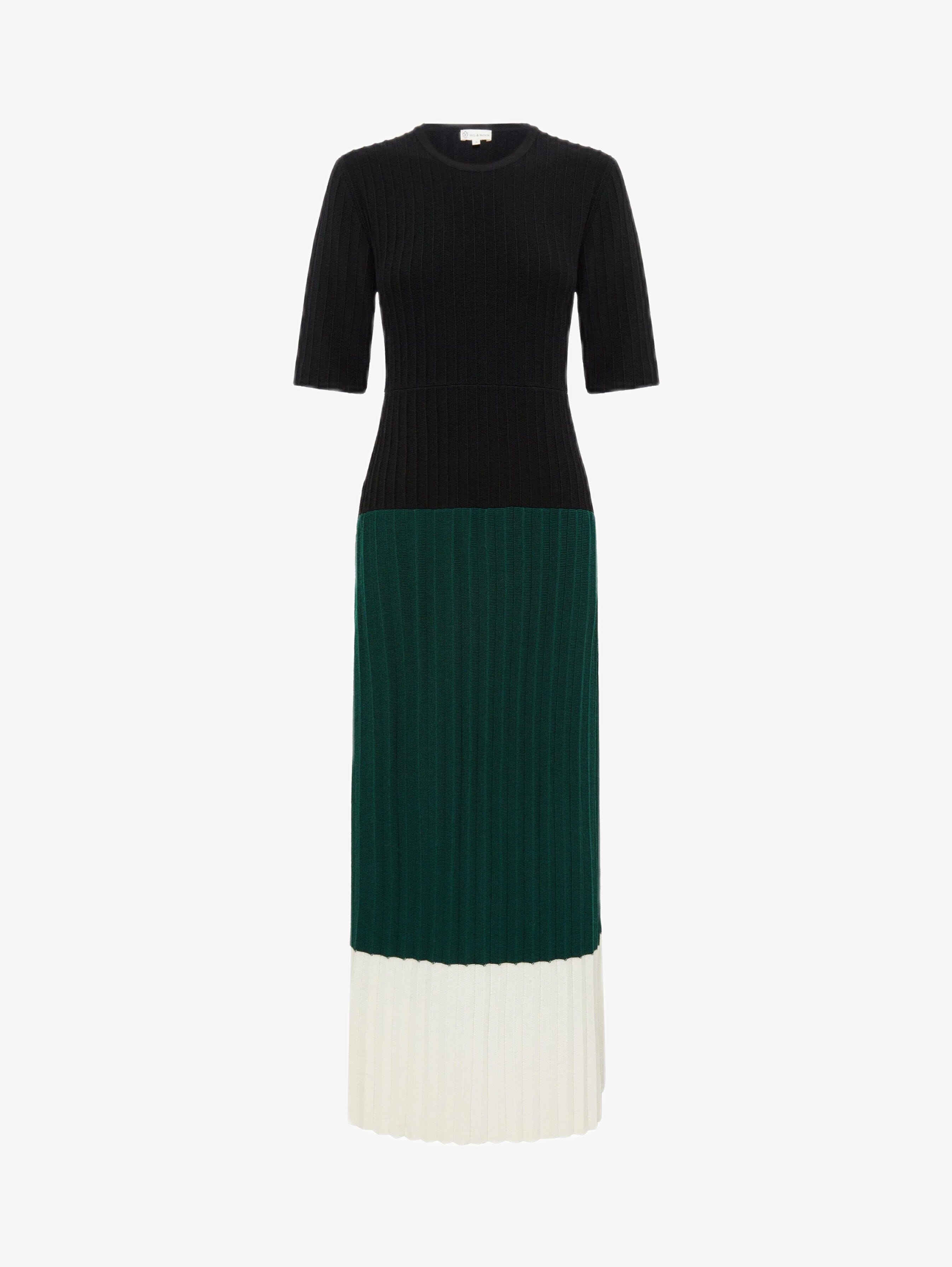 Colour Block Dress Dresses Iris and Wool 