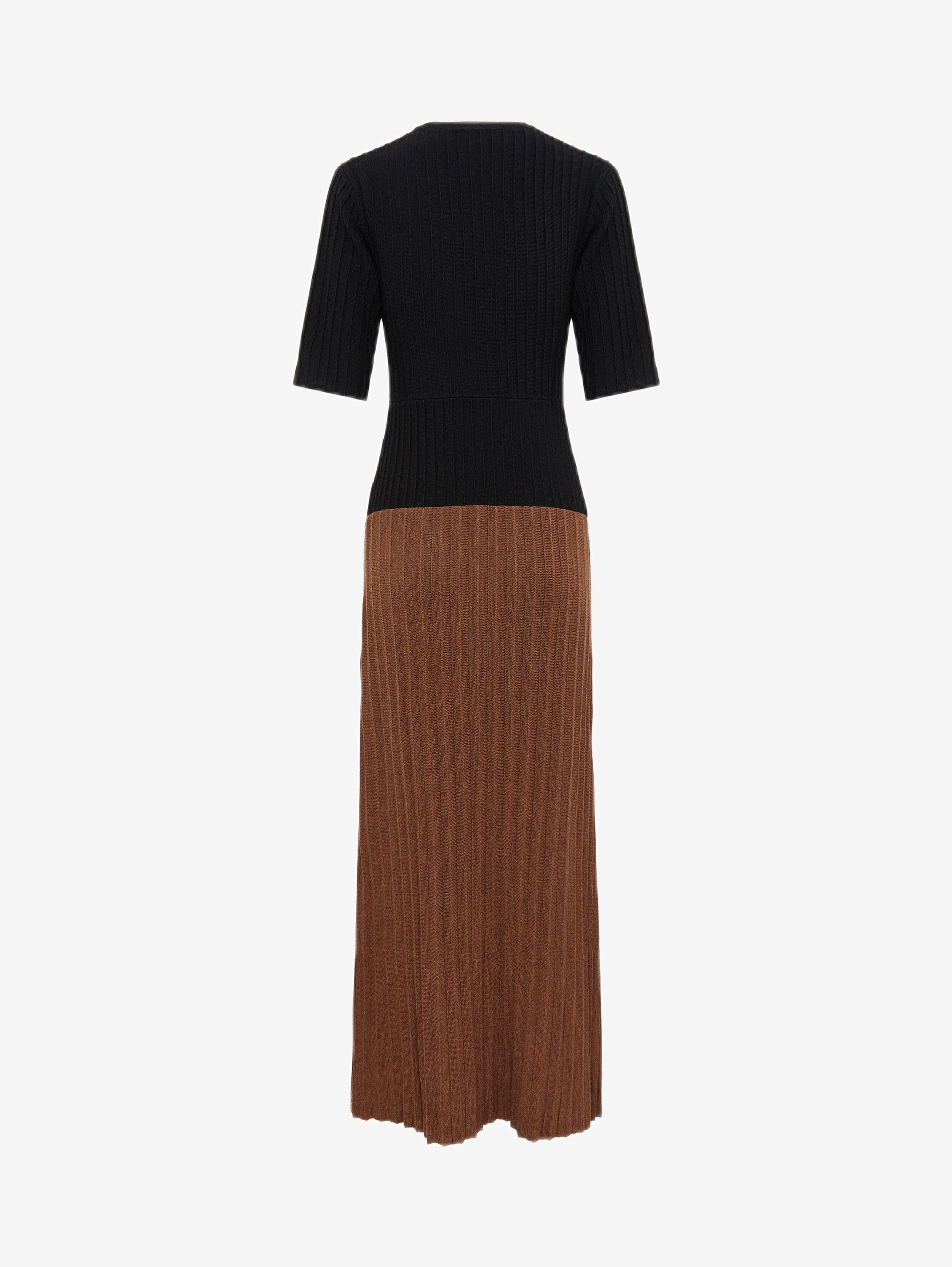 Colour Block Dress Knitwear Iris and Wool 