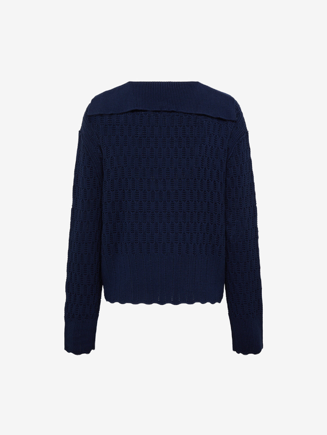 Merino Sweater for Women – Navy Ladies Wool Sweater | Sailor