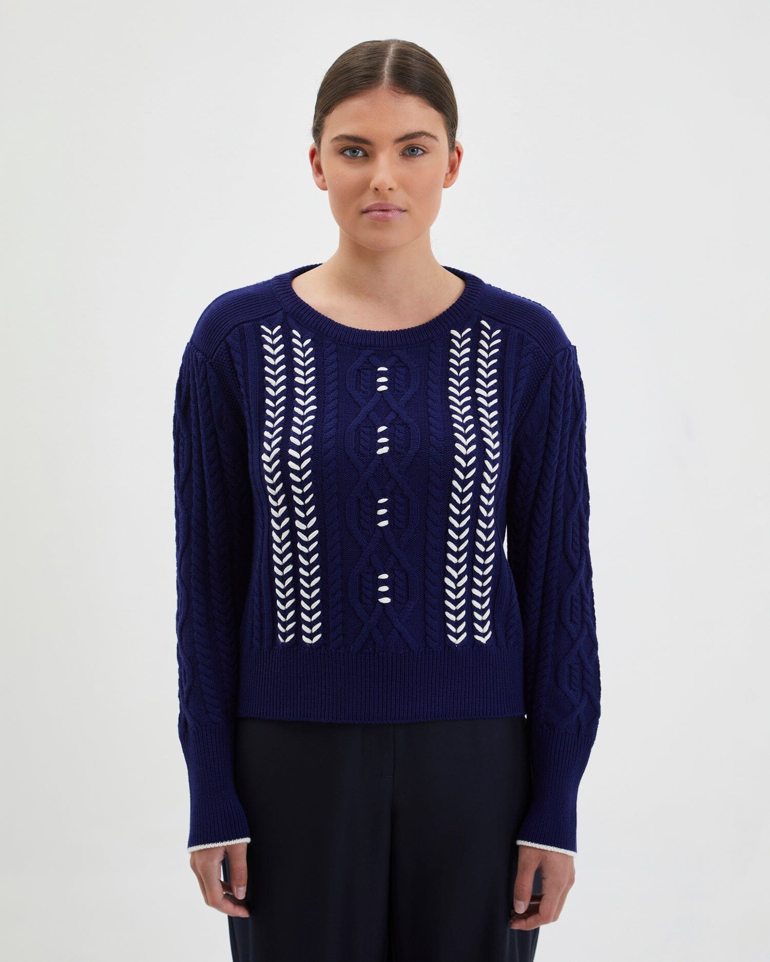 Ebony Sweater Knitwear Iris and Wool 