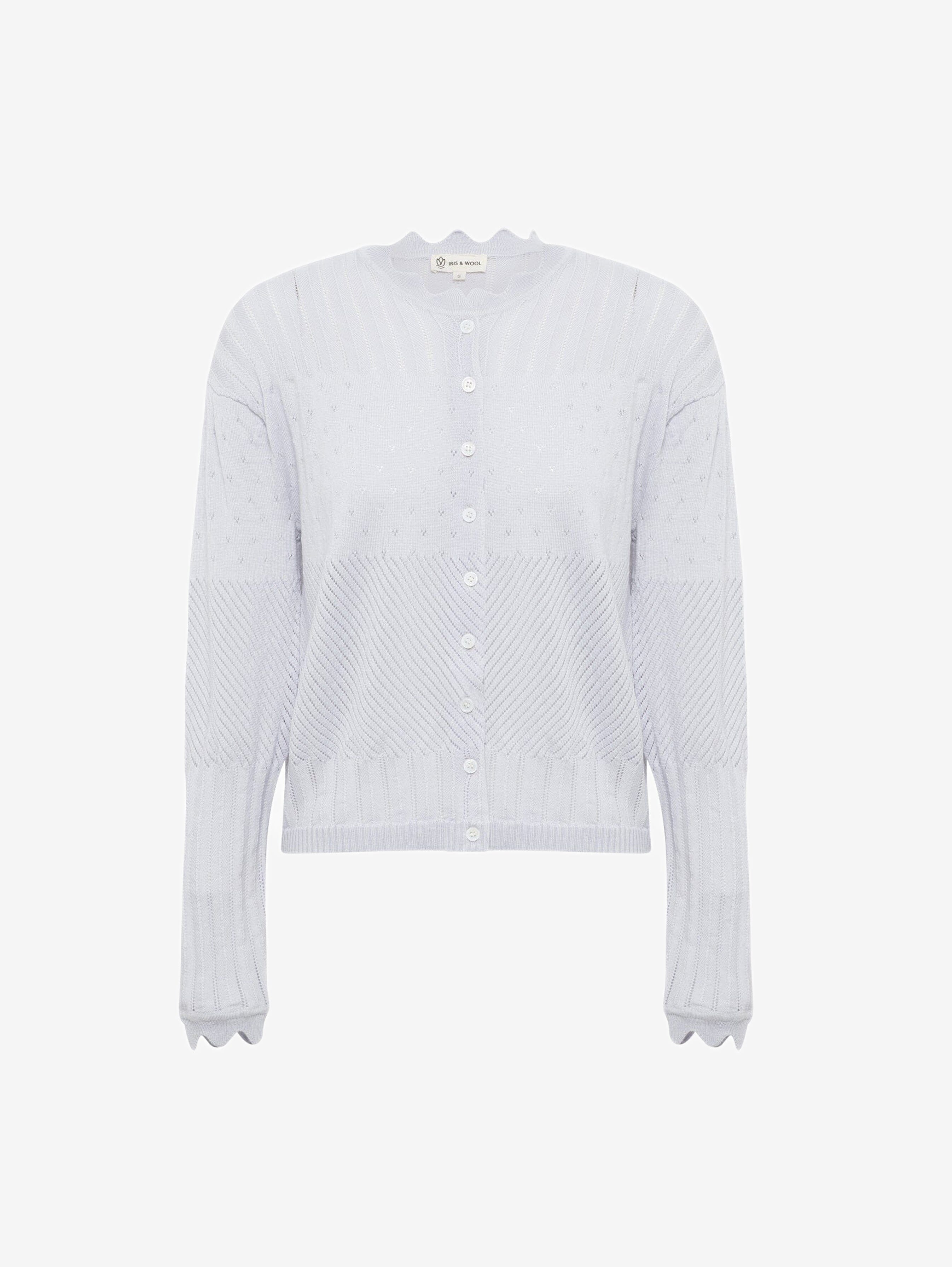 Elle Cardigan Knitwear Iris and Wool 