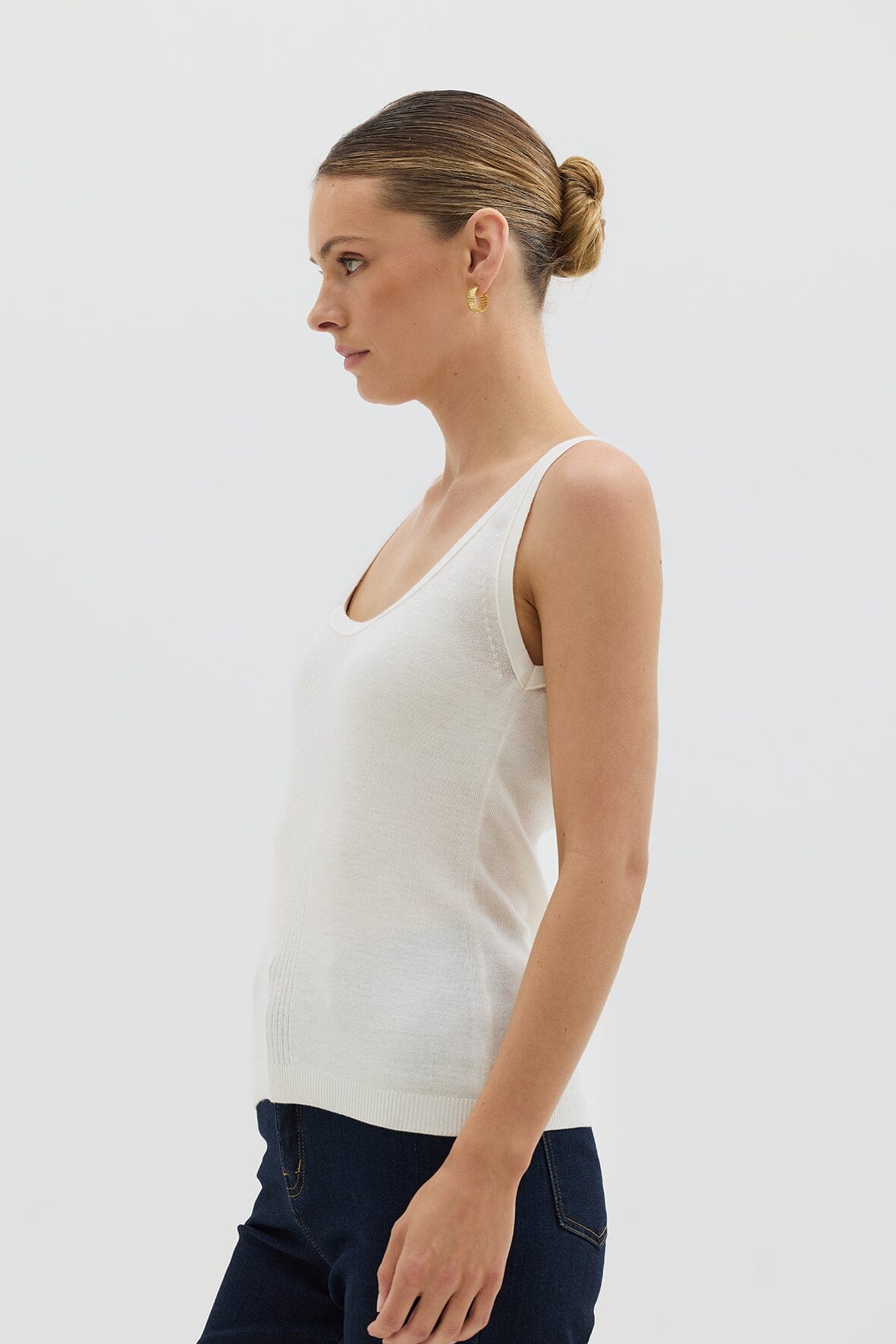 Essential Wool Singlet Shirts & Tops Iris and Wool 