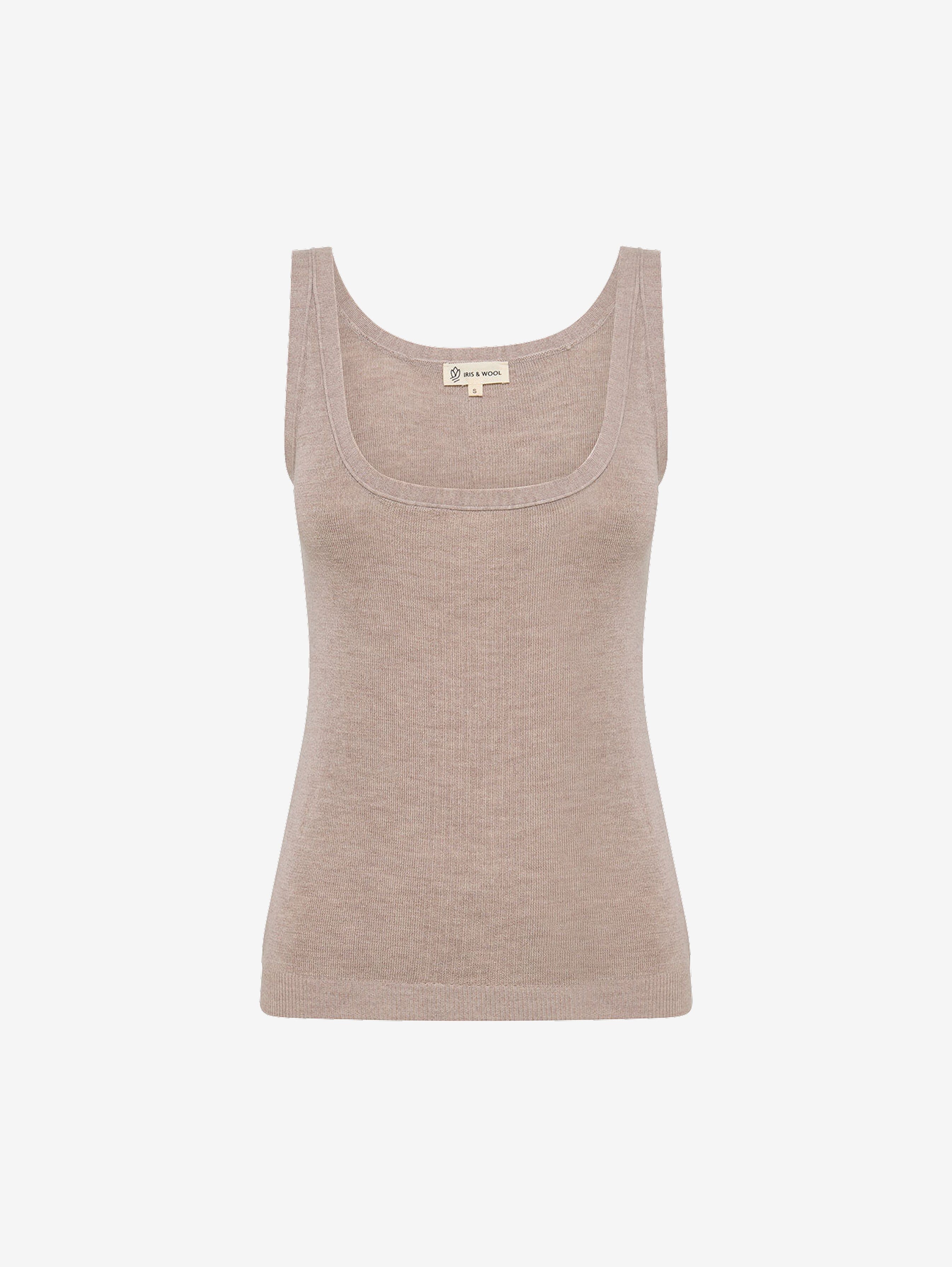 Essential Wool Singlet Shirts & Tops Iris and Wool 