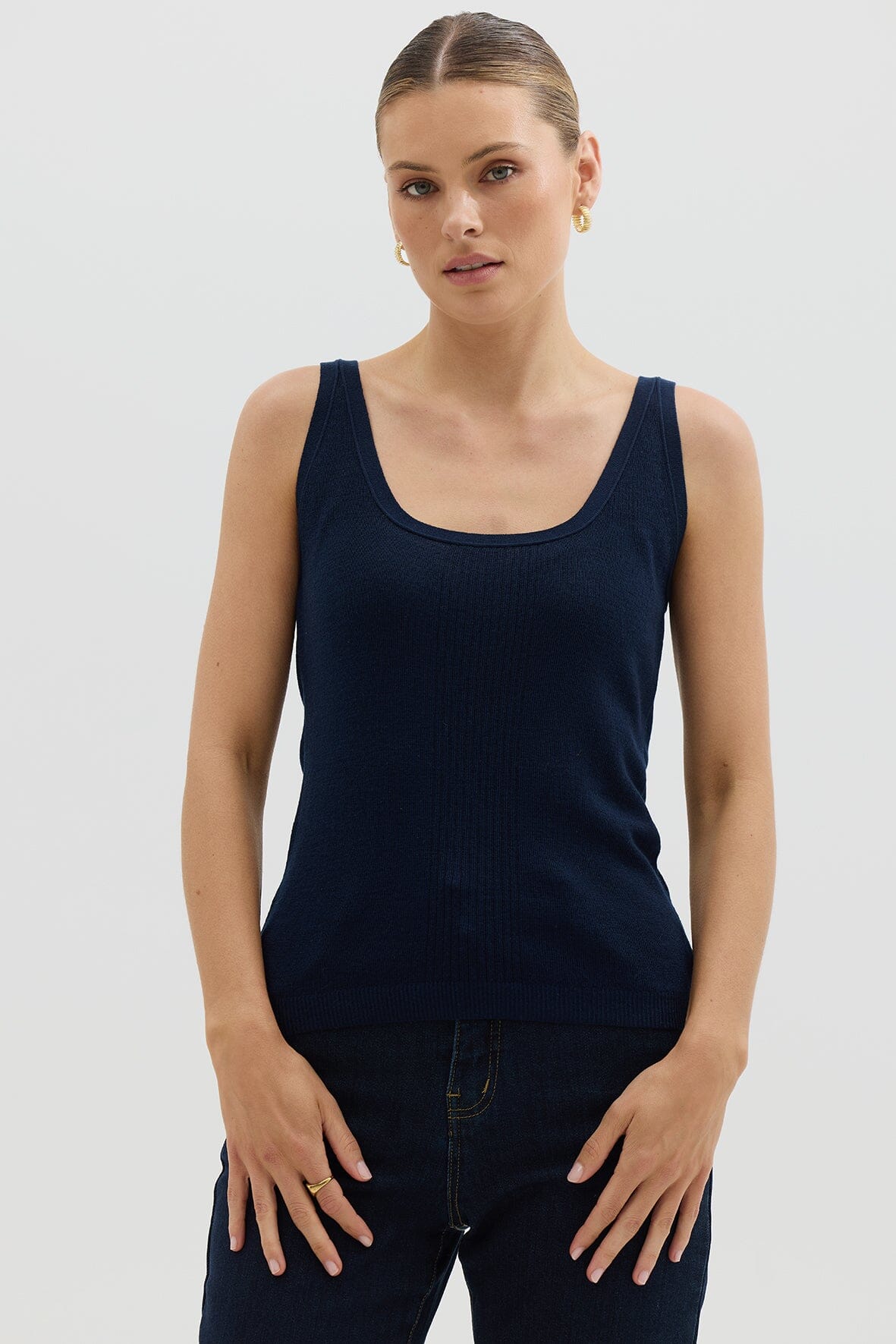 Essential Wool Singlet Shirts & Tops Iris and Wool 