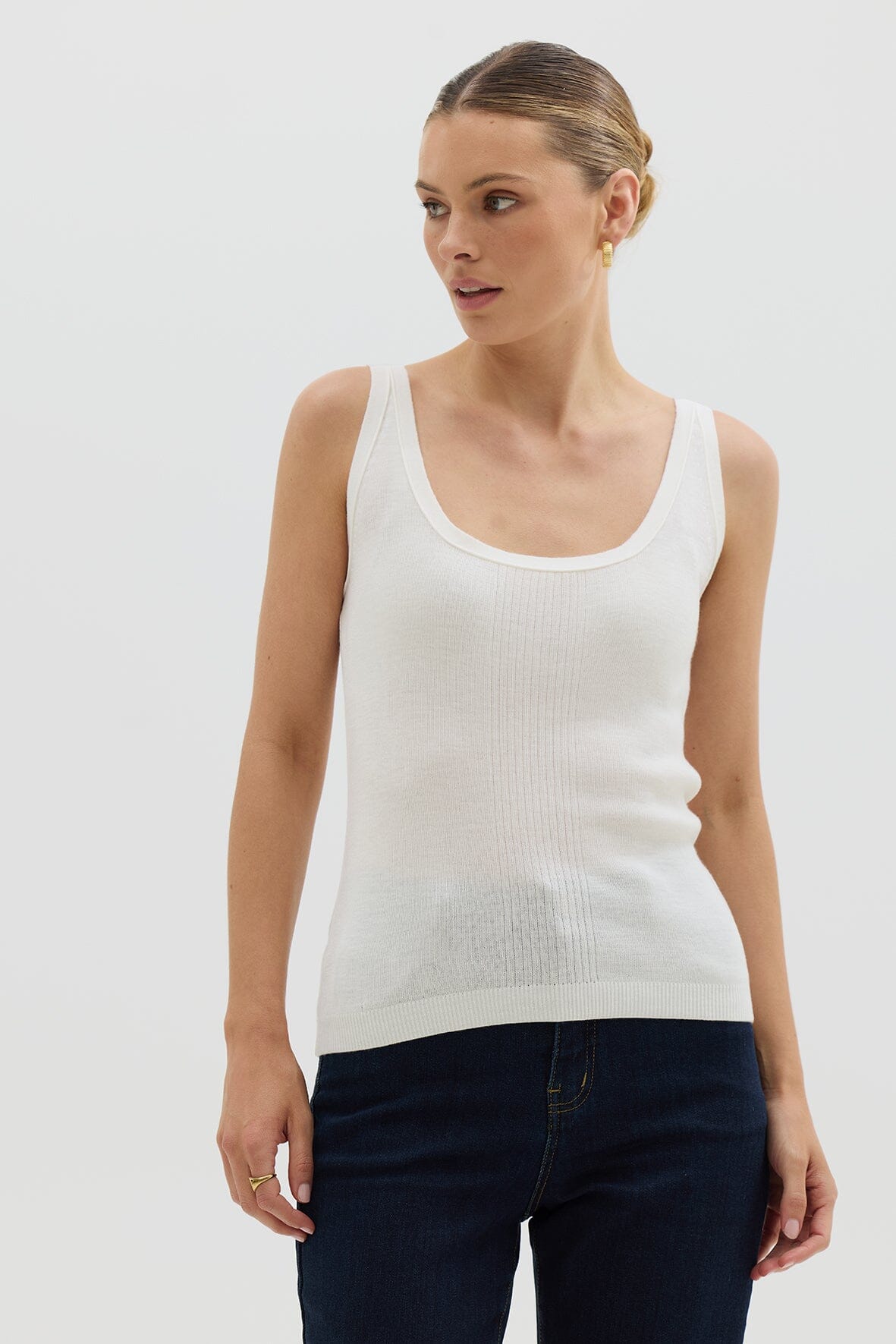 Essential Wool Singlet Shirts & Tops Iris and Wool 