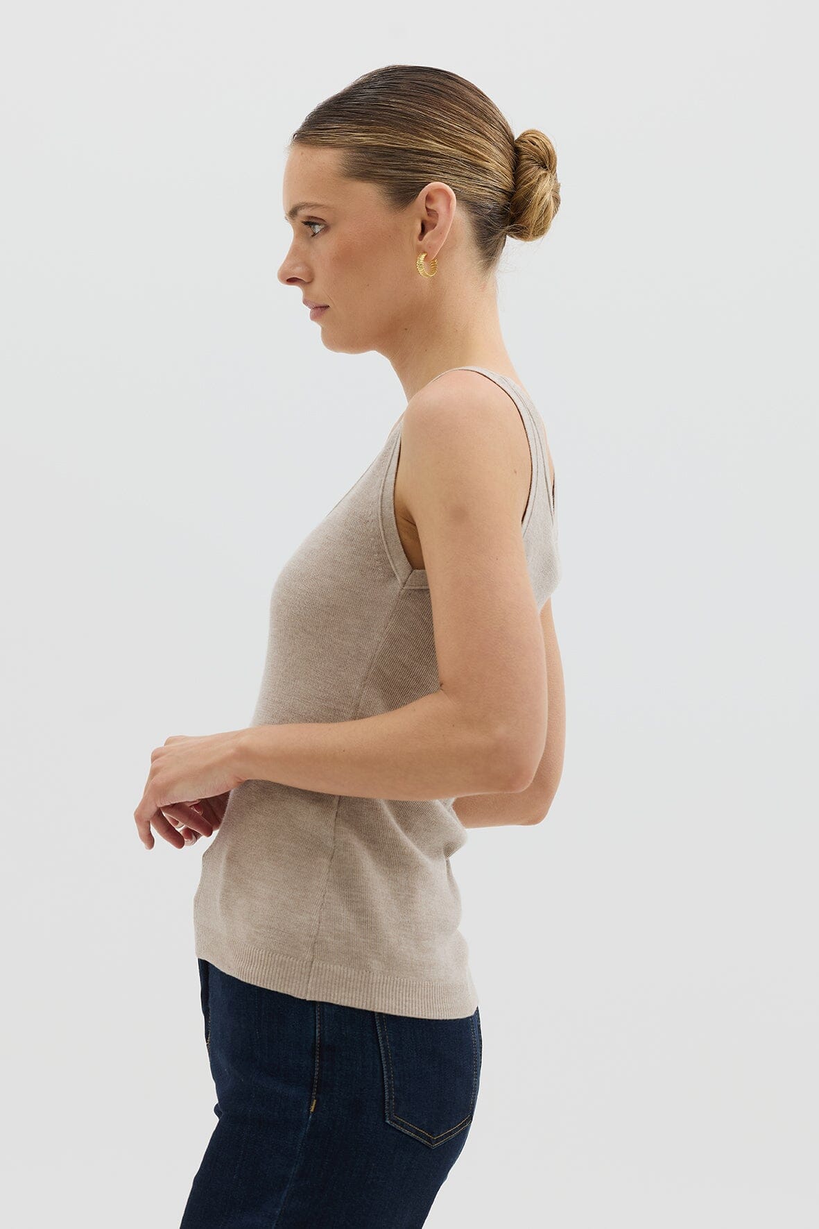 Essential Wool Singlet Shirts & Tops Iris and Wool 