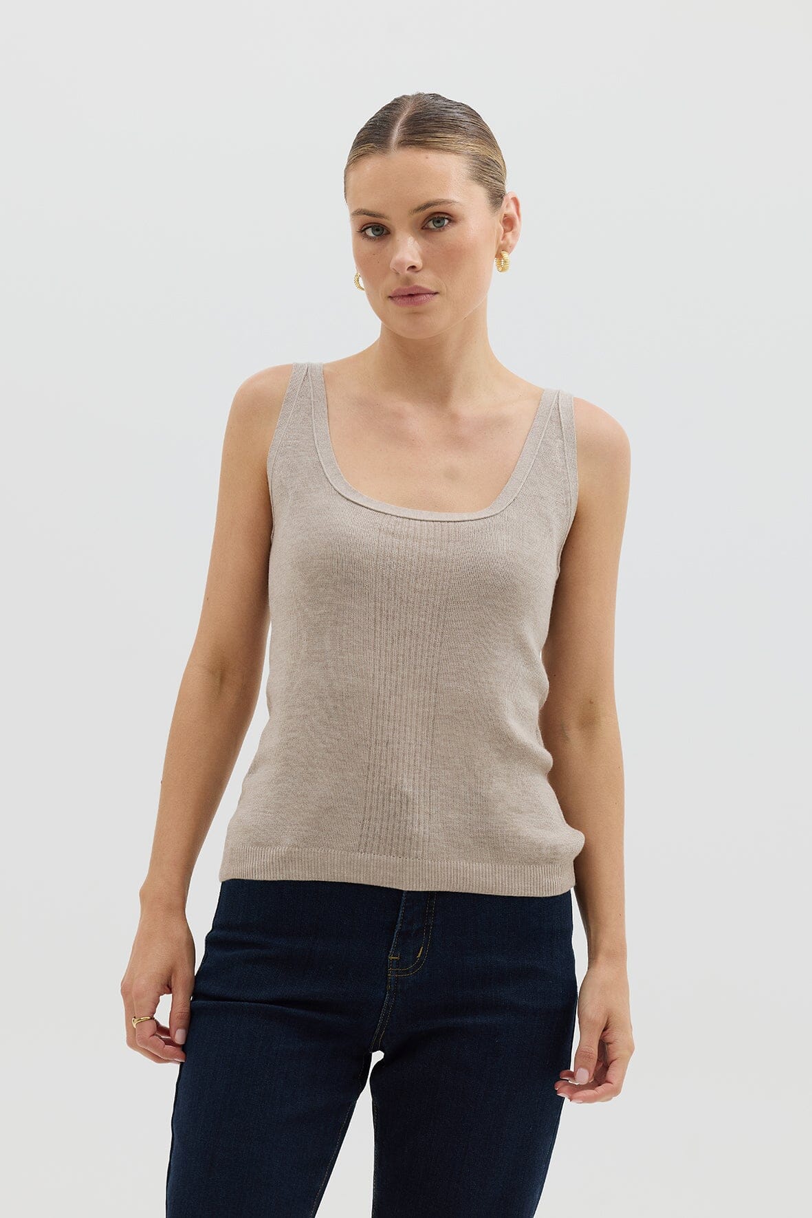 Essential Wool Singlet Shirts & Tops Iris and Wool 