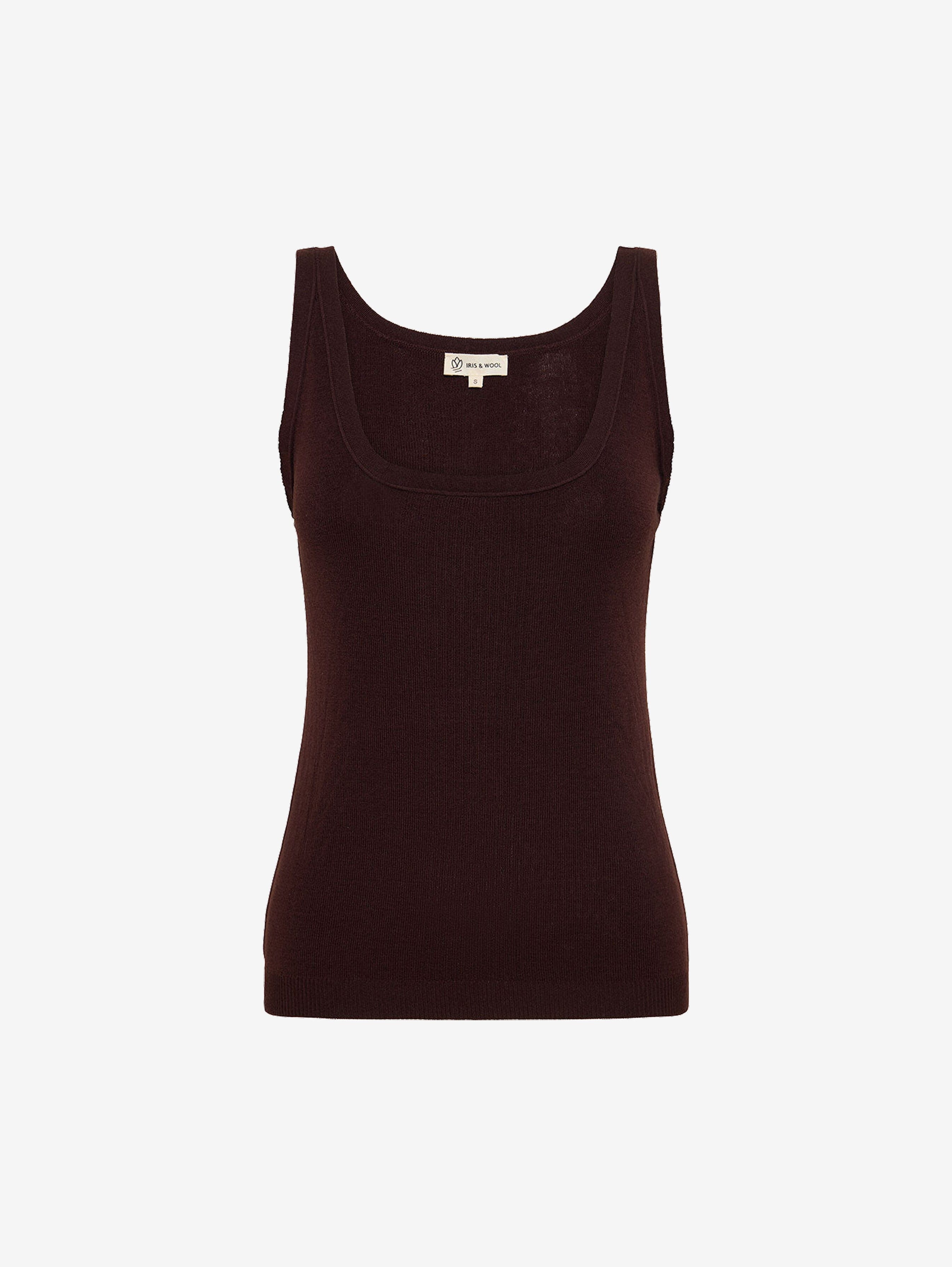 Essential Wool Singlet Shirts & Tops Iris and Wool 