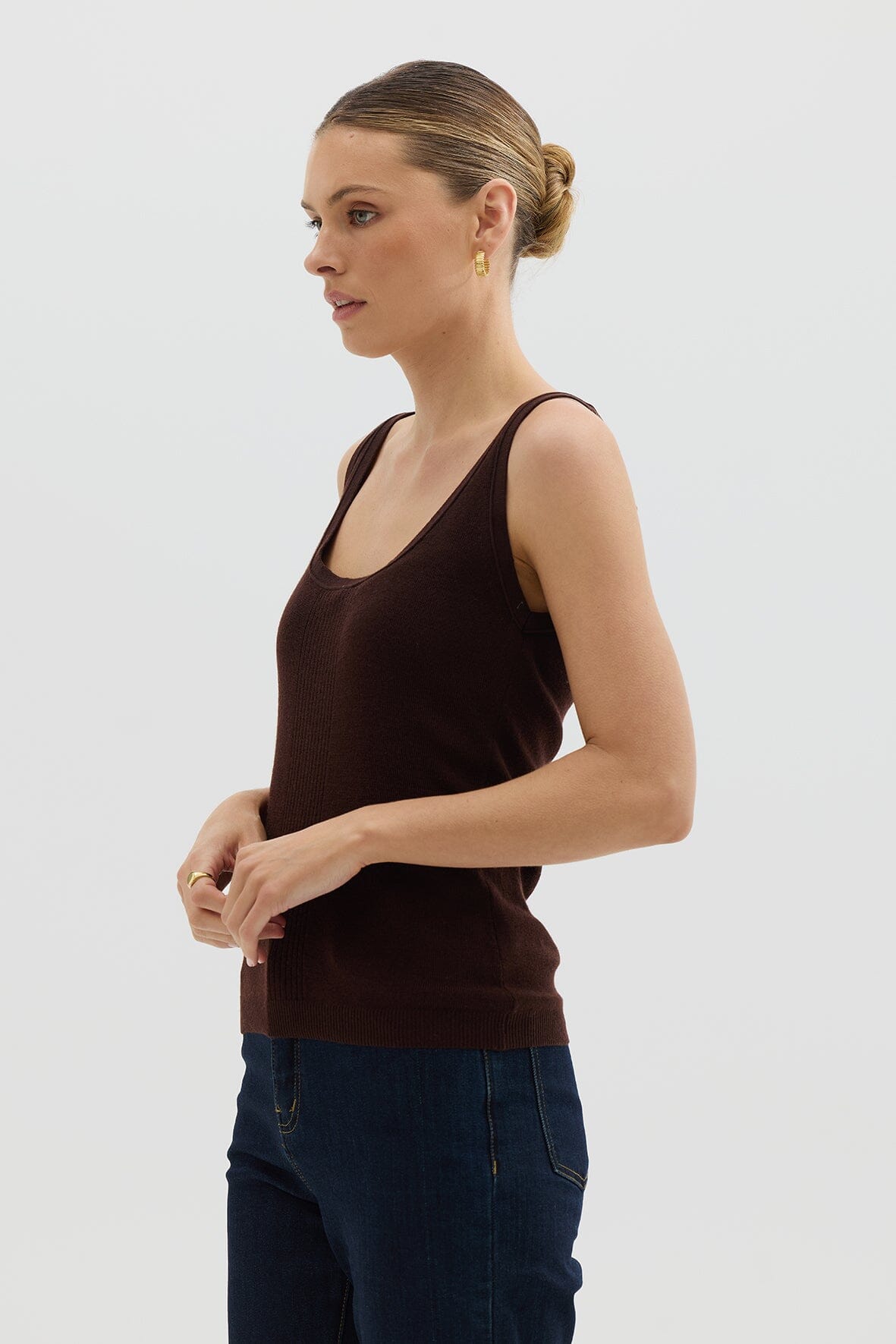 Essential Wool Singlet Shirts & Tops Iris and Wool 