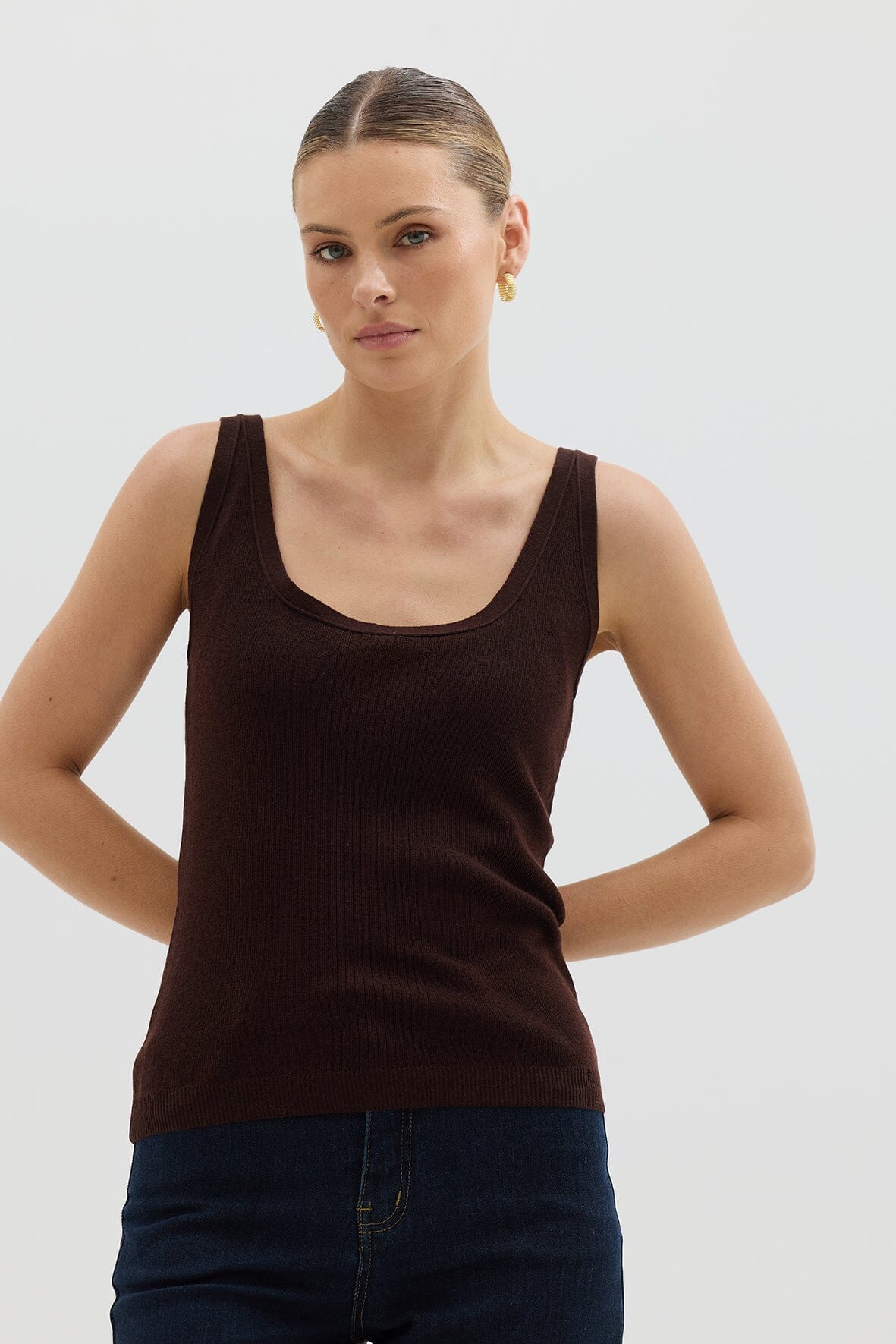 Essential Wool Singlet Shirts & Tops Iris and Wool 