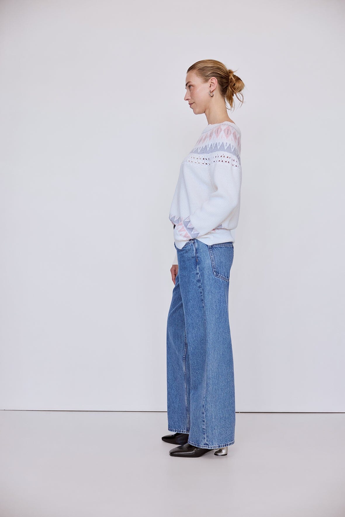 Fair Isle Crochet Splice Sweater Knitwear Iris and Wool 