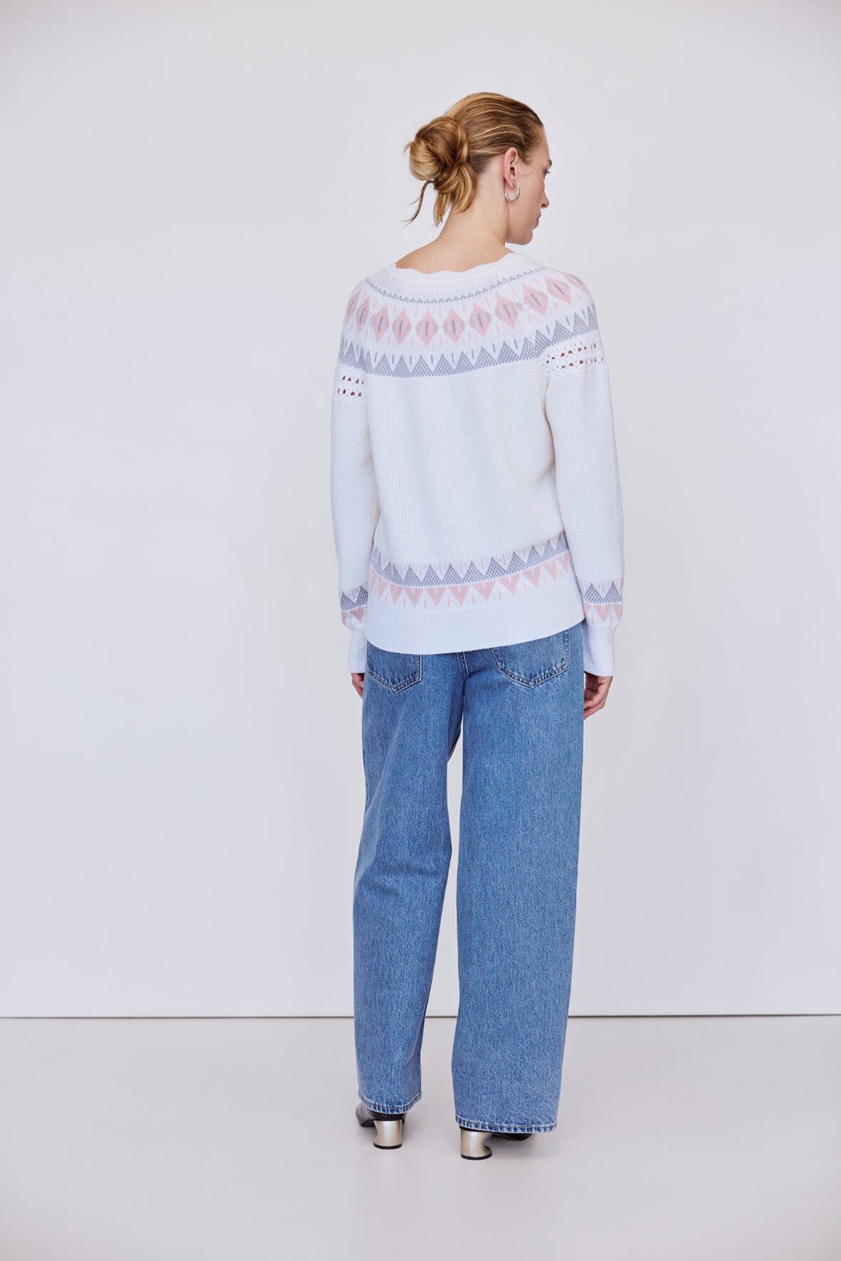Fair Isle Crochet Splice Sweater Knitwear Iris and Wool 