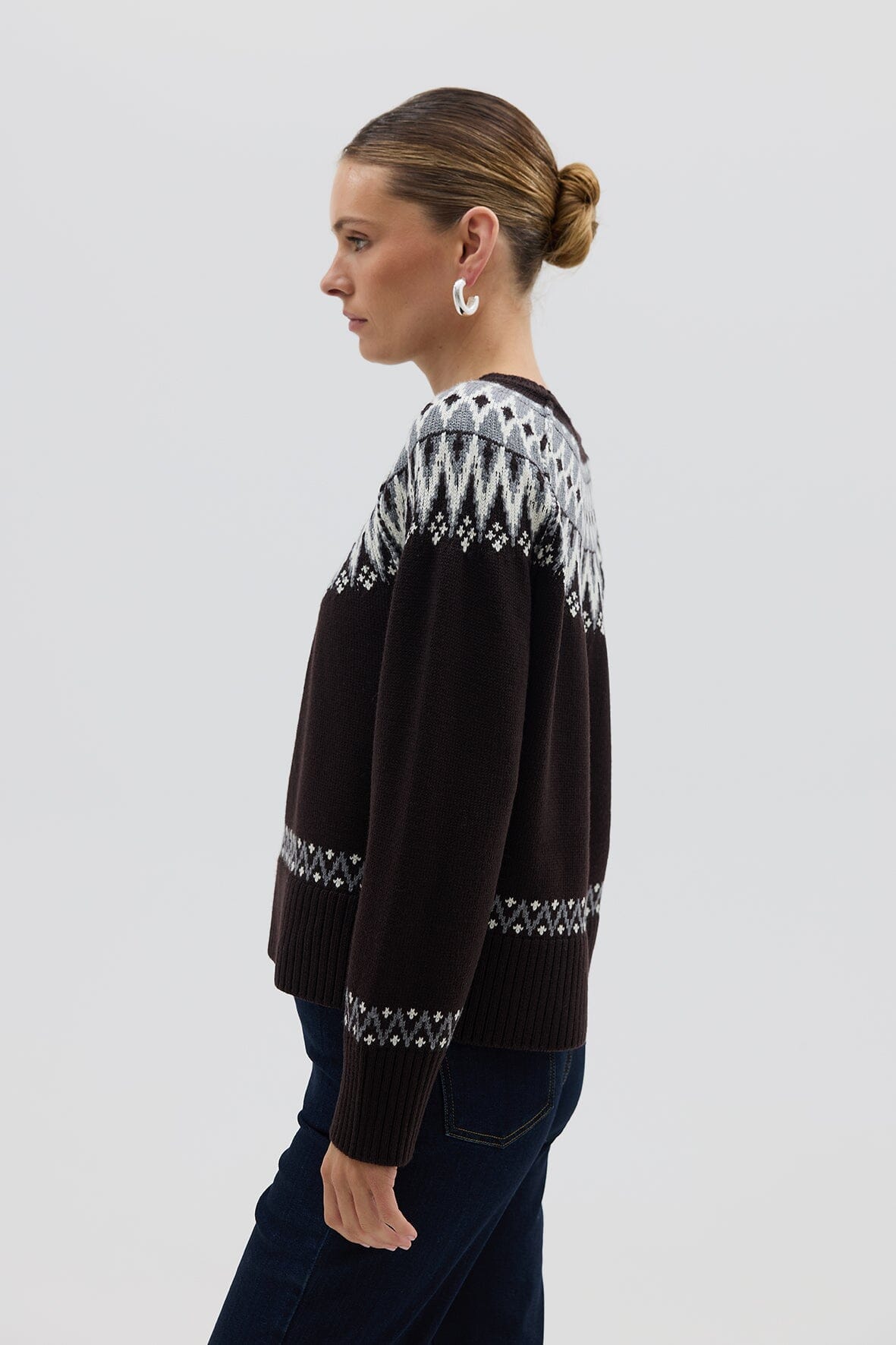 Fair Isle Wool Sweater Knitwear Iris and Wool 