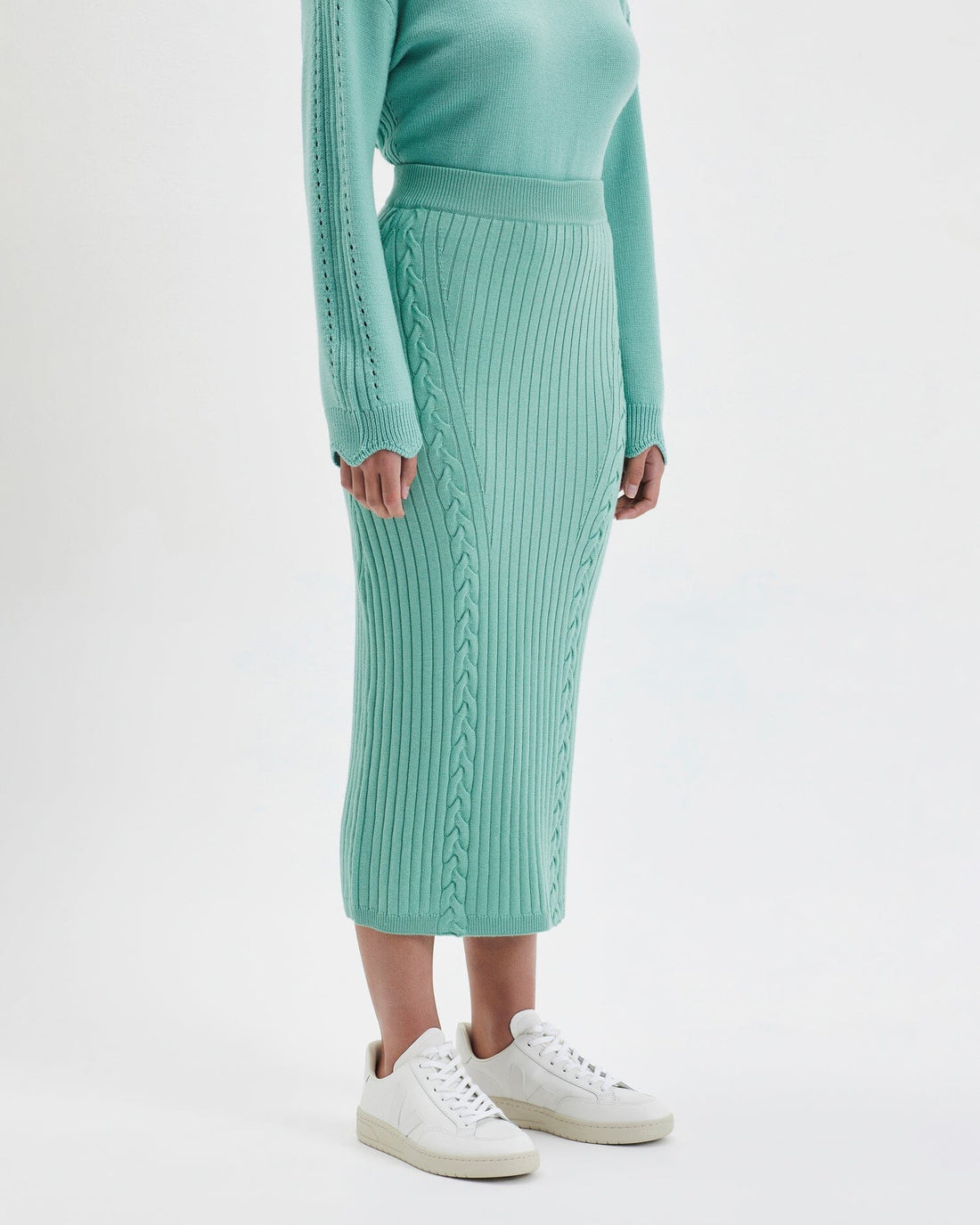 Grace Skirt Knitwear Iris and Wool 