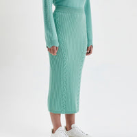 Grace Skirt Knitwear Iris and Wool 