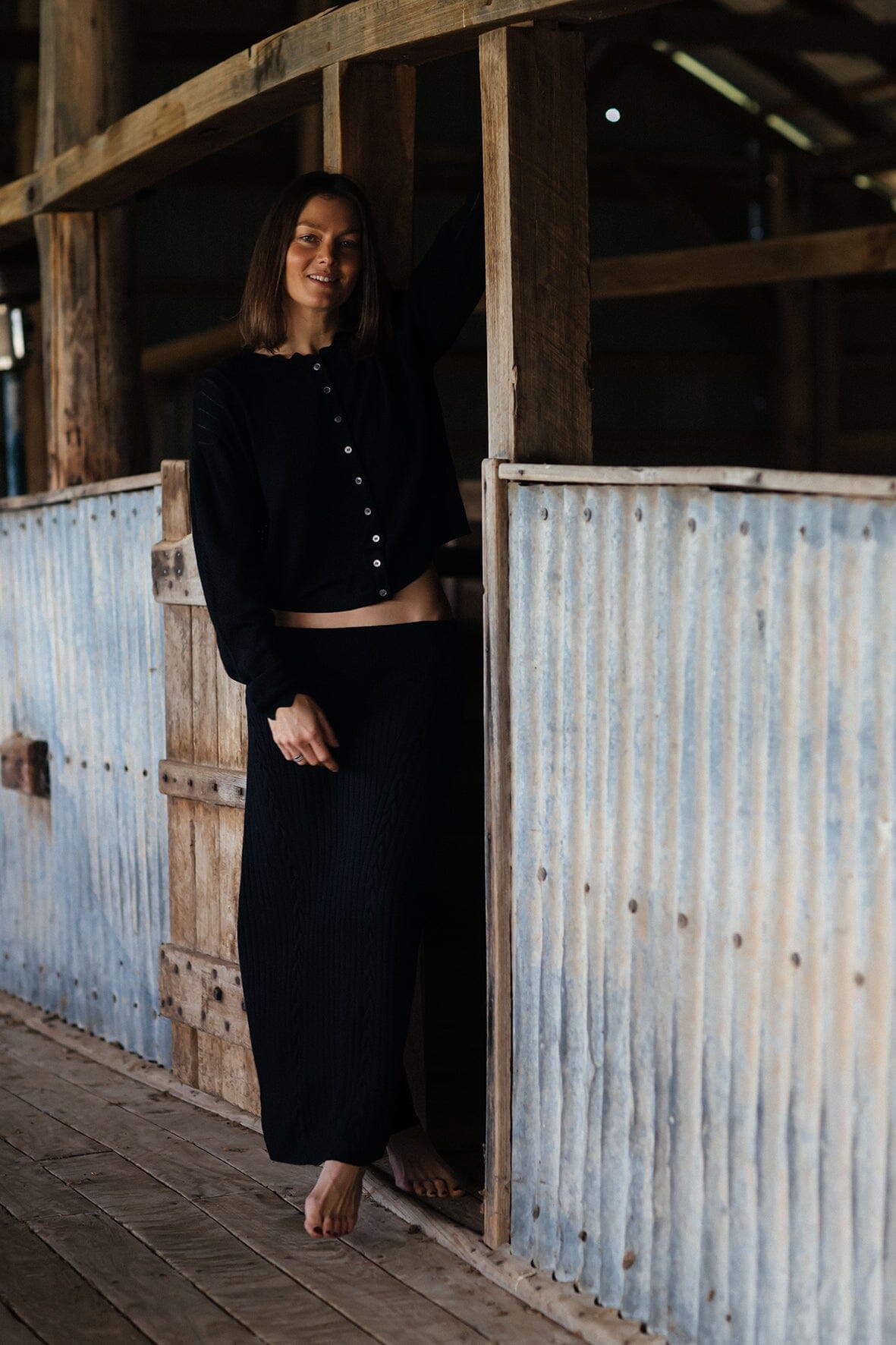 Grace Skirt Knitwear Iris and Wool 