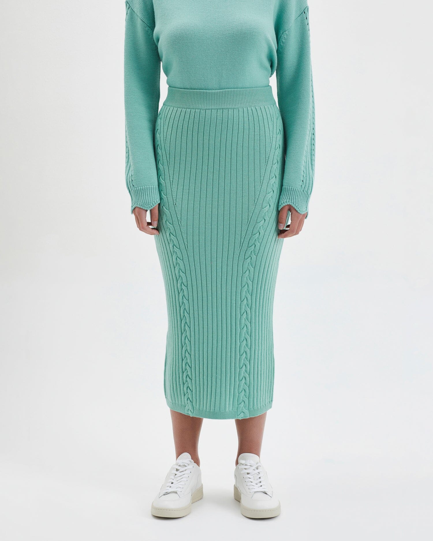 Grace Skirt Knitwear Iris and Wool 