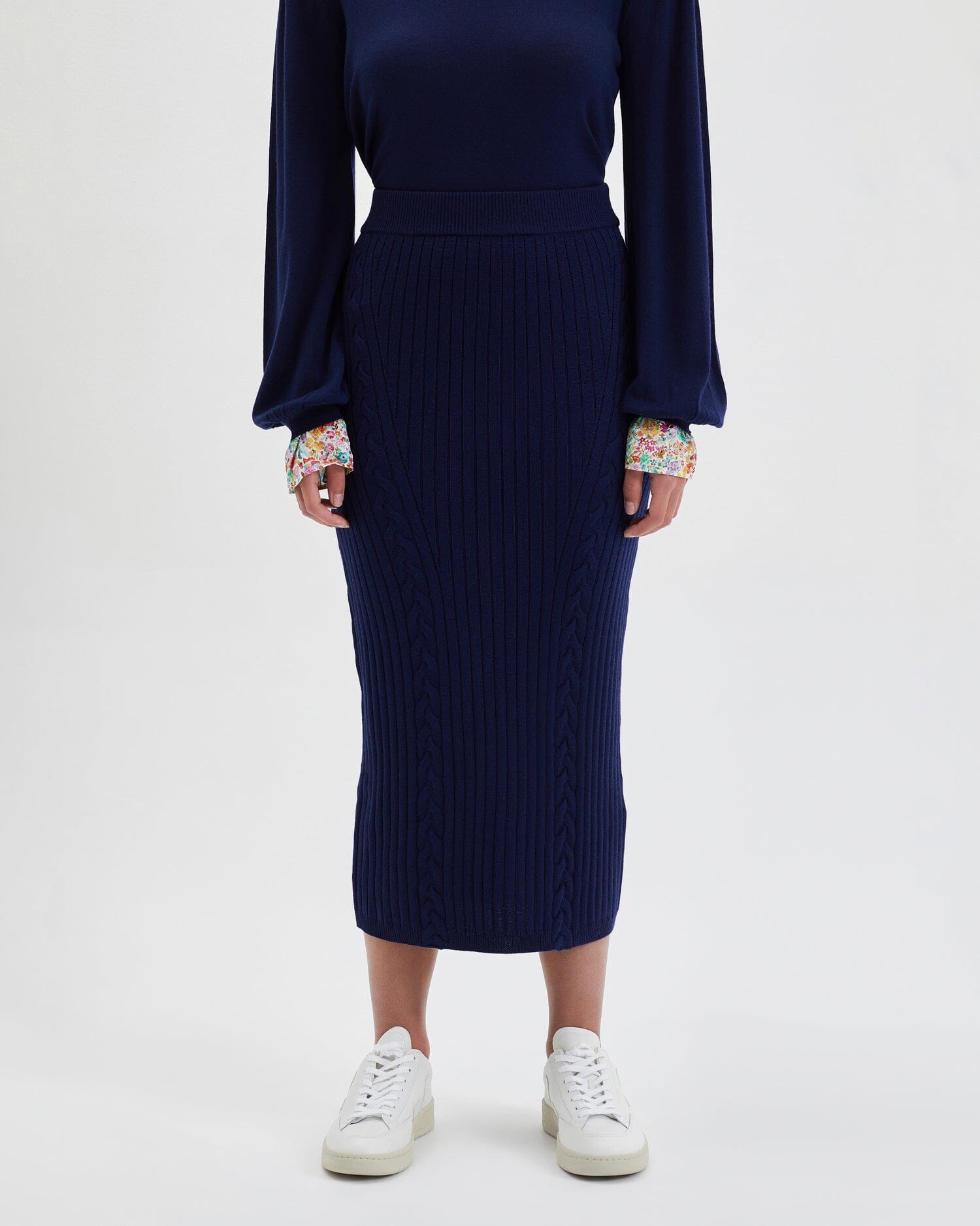 Grace Skirt Knitwear Iris and Wool 