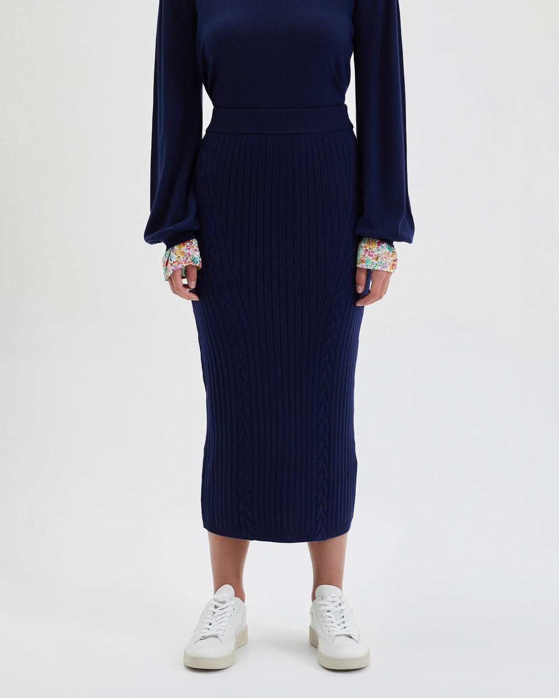 Grace Skirt Knitwear Iris and Wool 