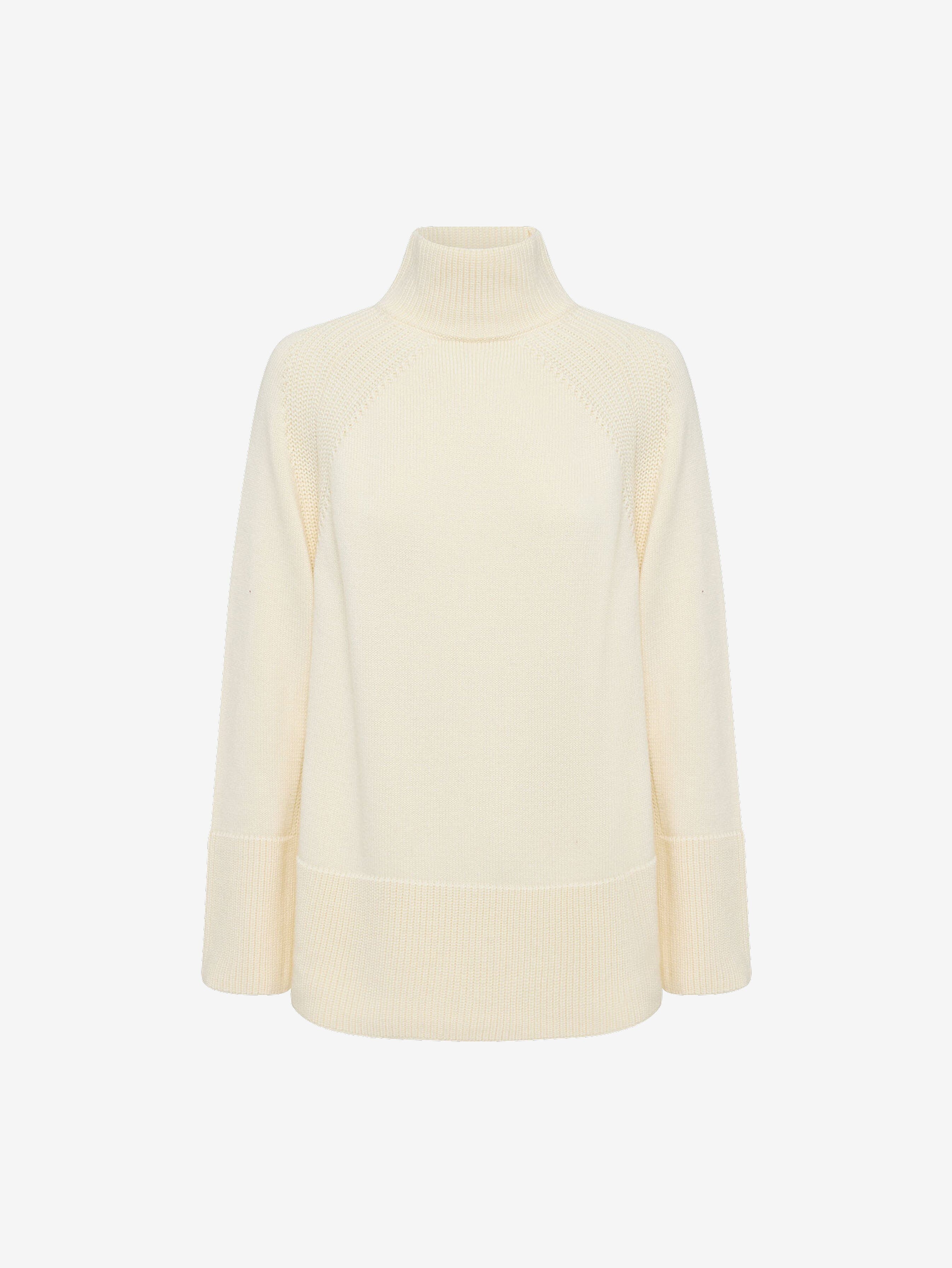 High Neck Sweater Knitwear Iris and Wool 