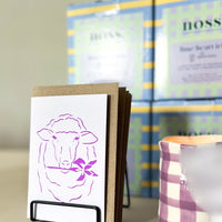 Iris And Wool Greeting Card Greeting Card The Little Print Farm 