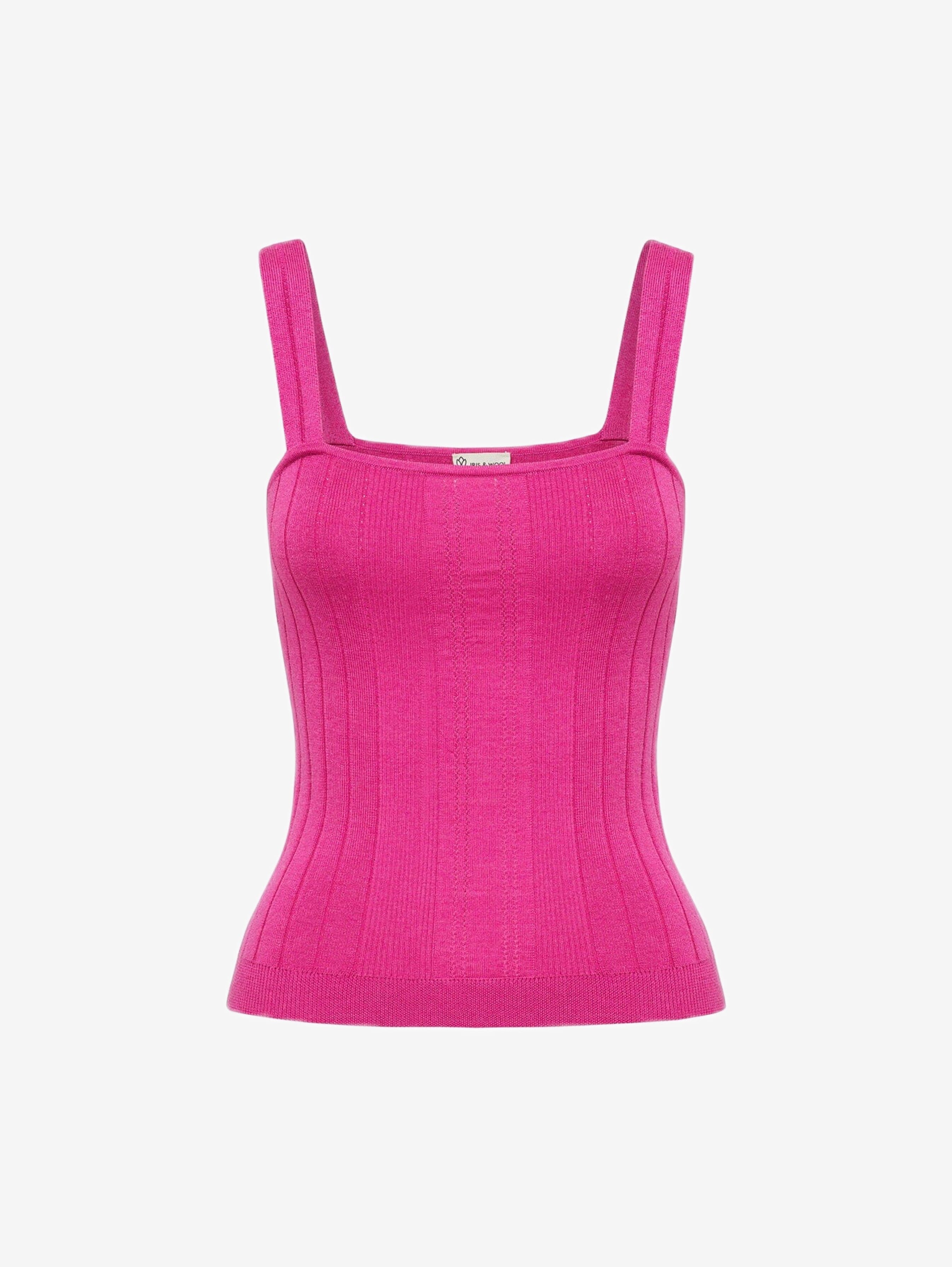 Isla Rib Cami Shirts & Tops Iris and Wool 