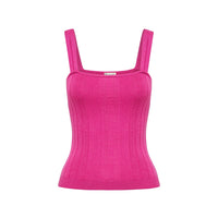 Isla Rib Cami Shirts & Tops Iris and Wool 