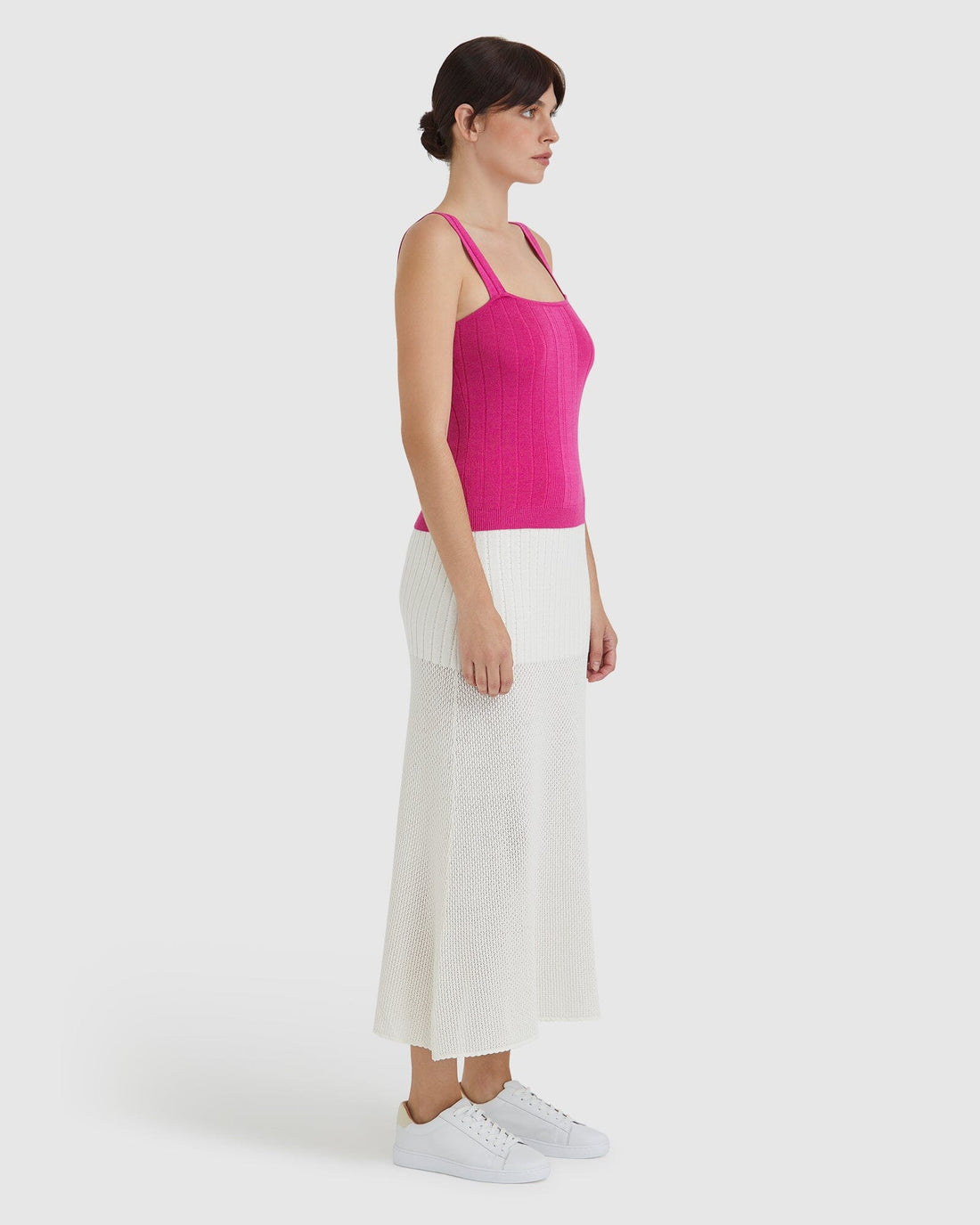 Isla Rib Cami Shirts & Tops Iris and Wool 