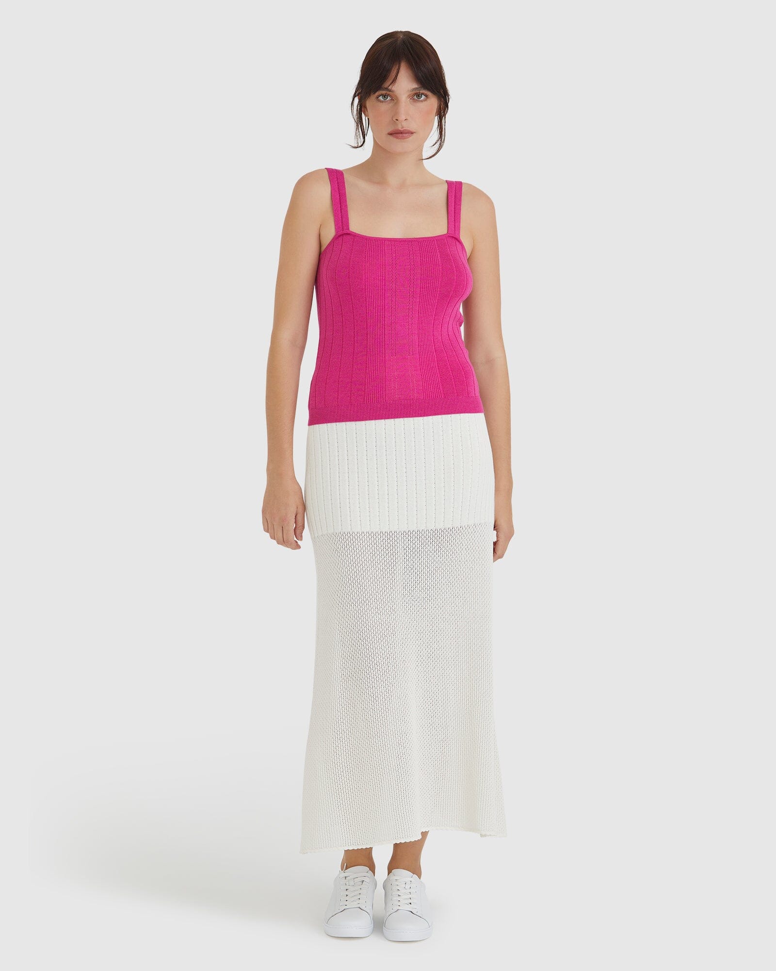 Isla Rib Cami Shirts & Tops Iris and Wool 