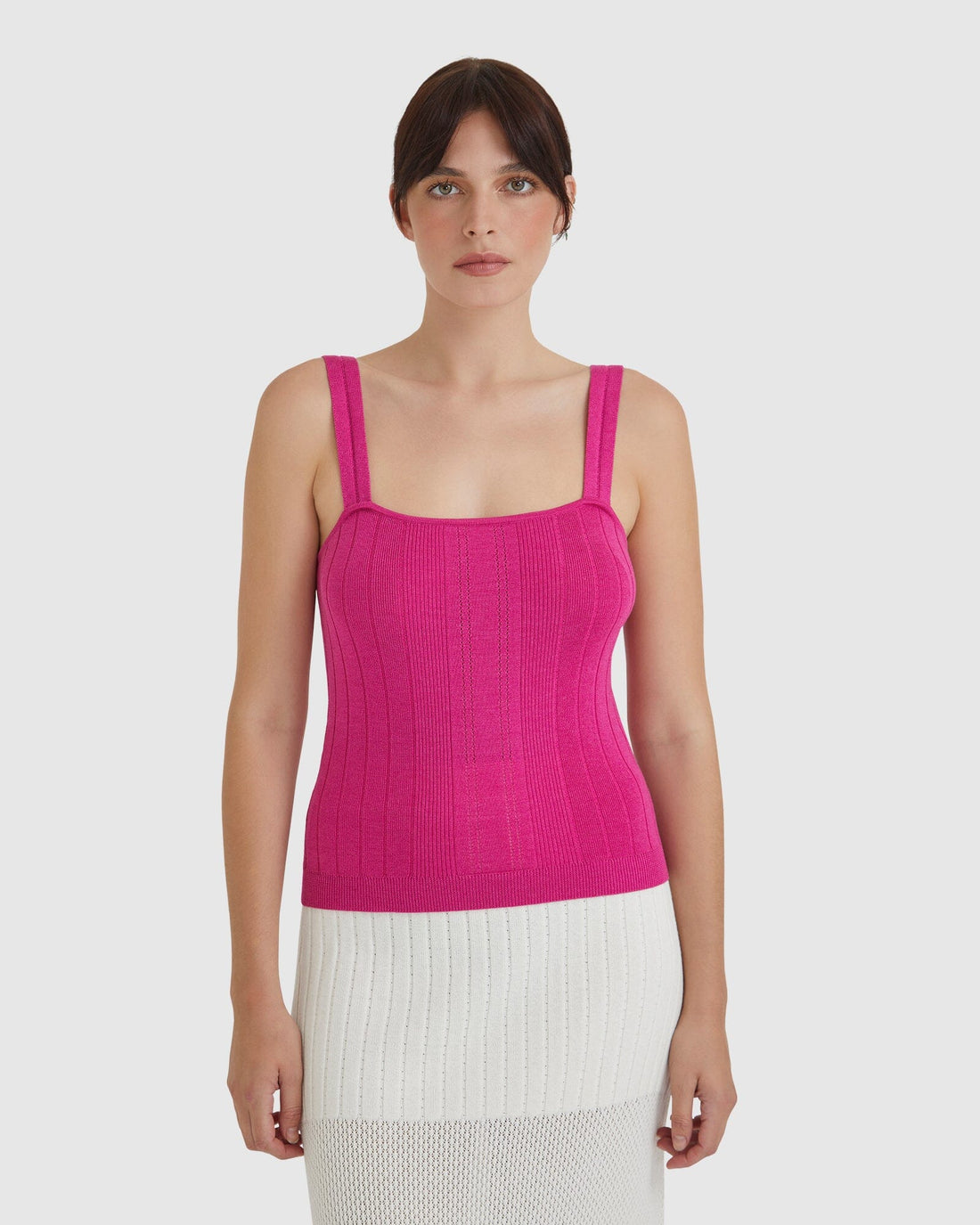 Isla Rib Cami Shirts & Tops Iris and Wool 