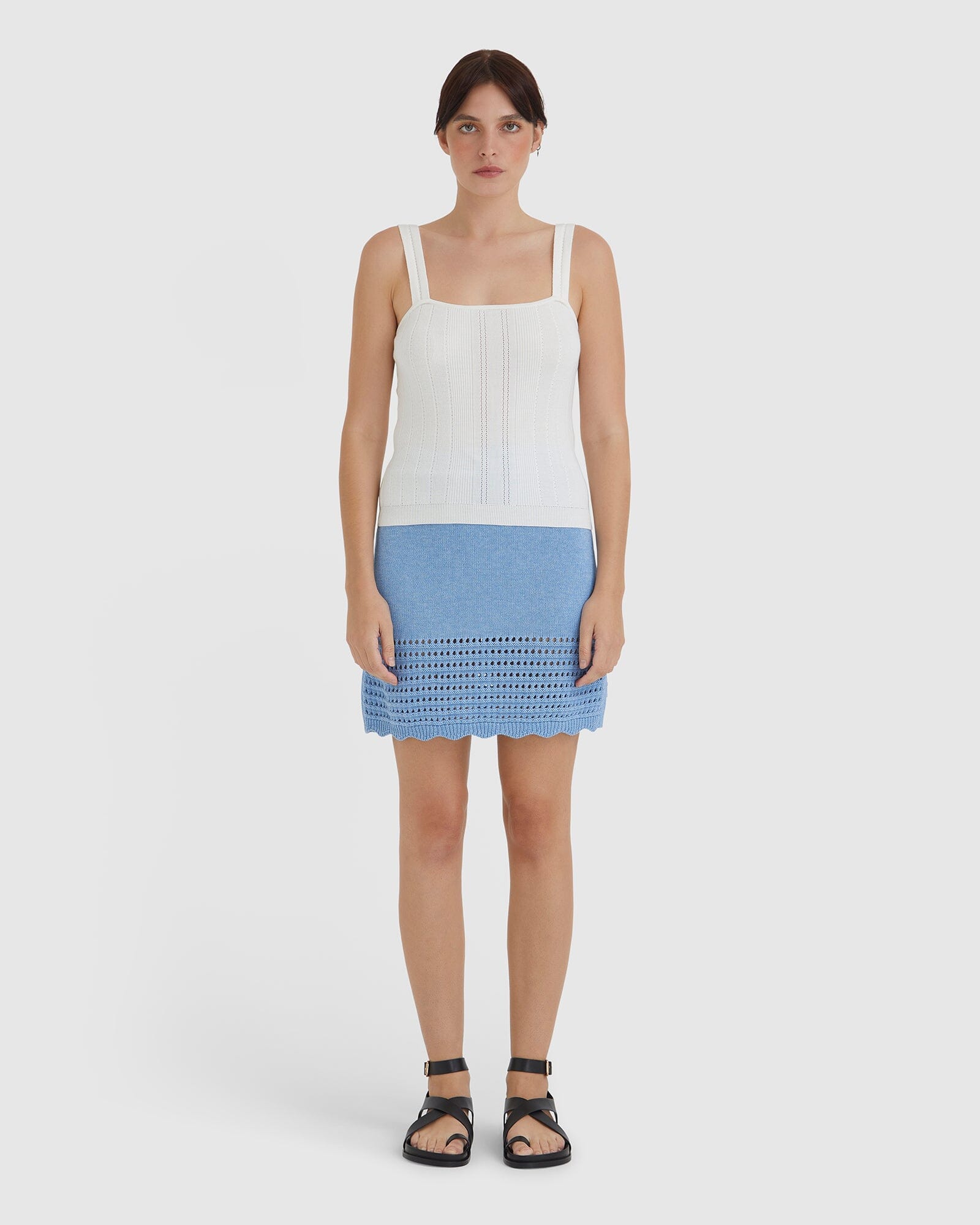 Isla Rib Cami Shirts & Tops Iris and Wool 