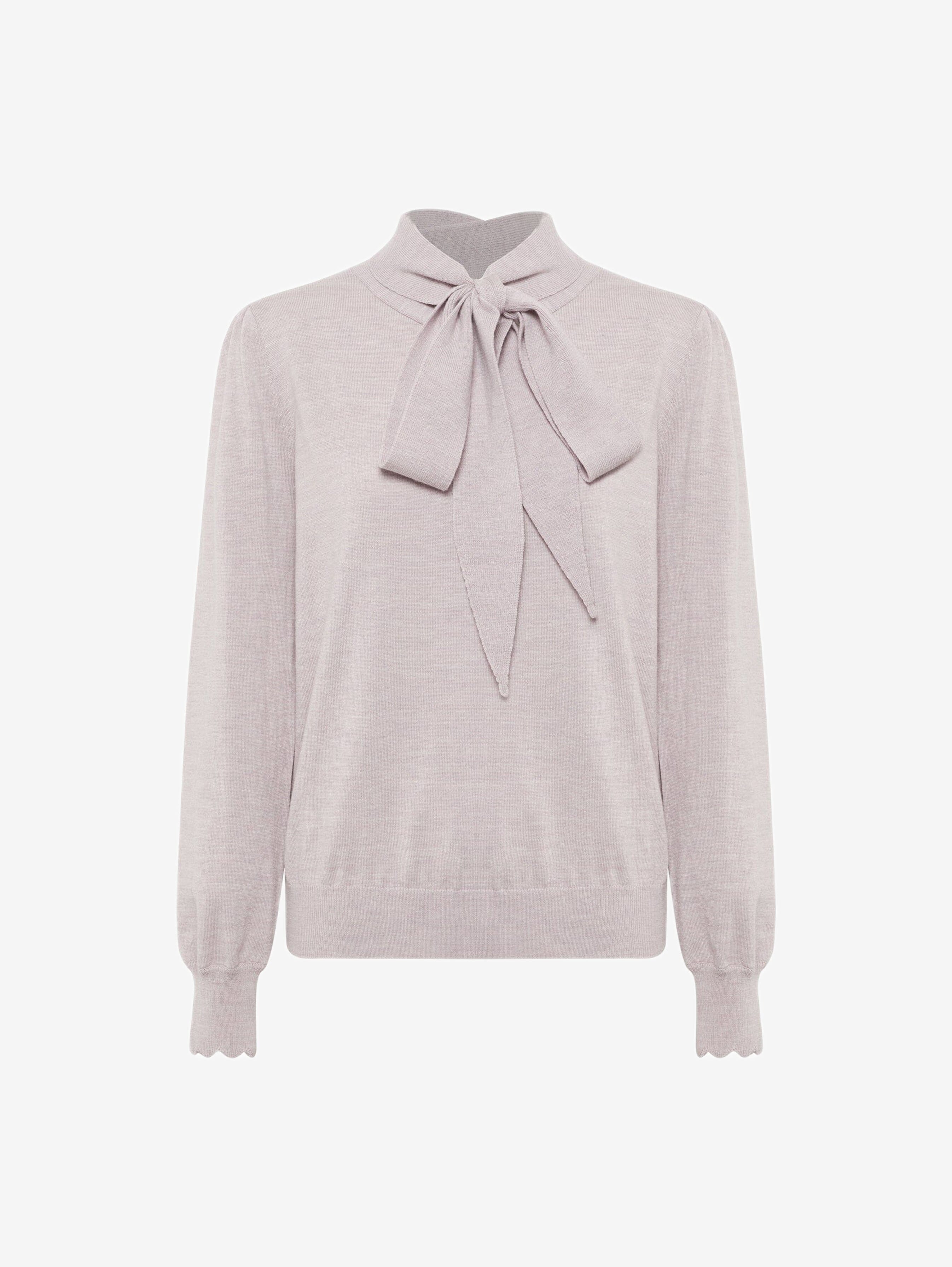 Jacqueline Bow Sweater Knitwear Iris and Wool 