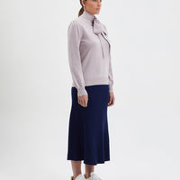 Jacqueline Bow Sweater Knitwear Iris and Wool 