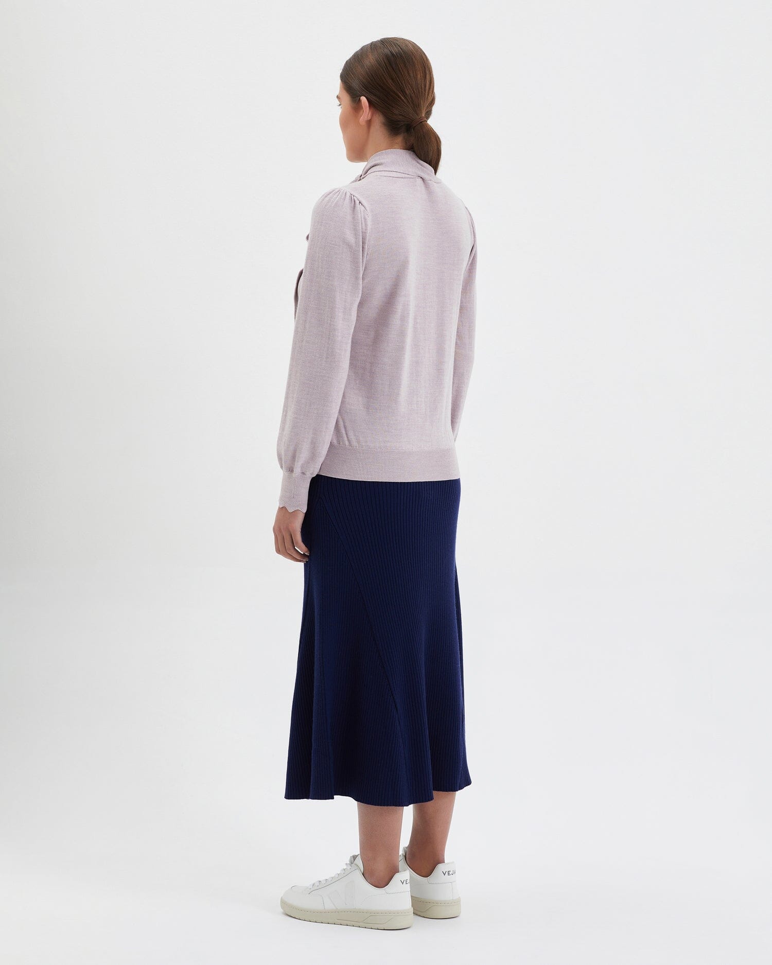 Jacqueline Bow Sweater Knitwear Iris and Wool 