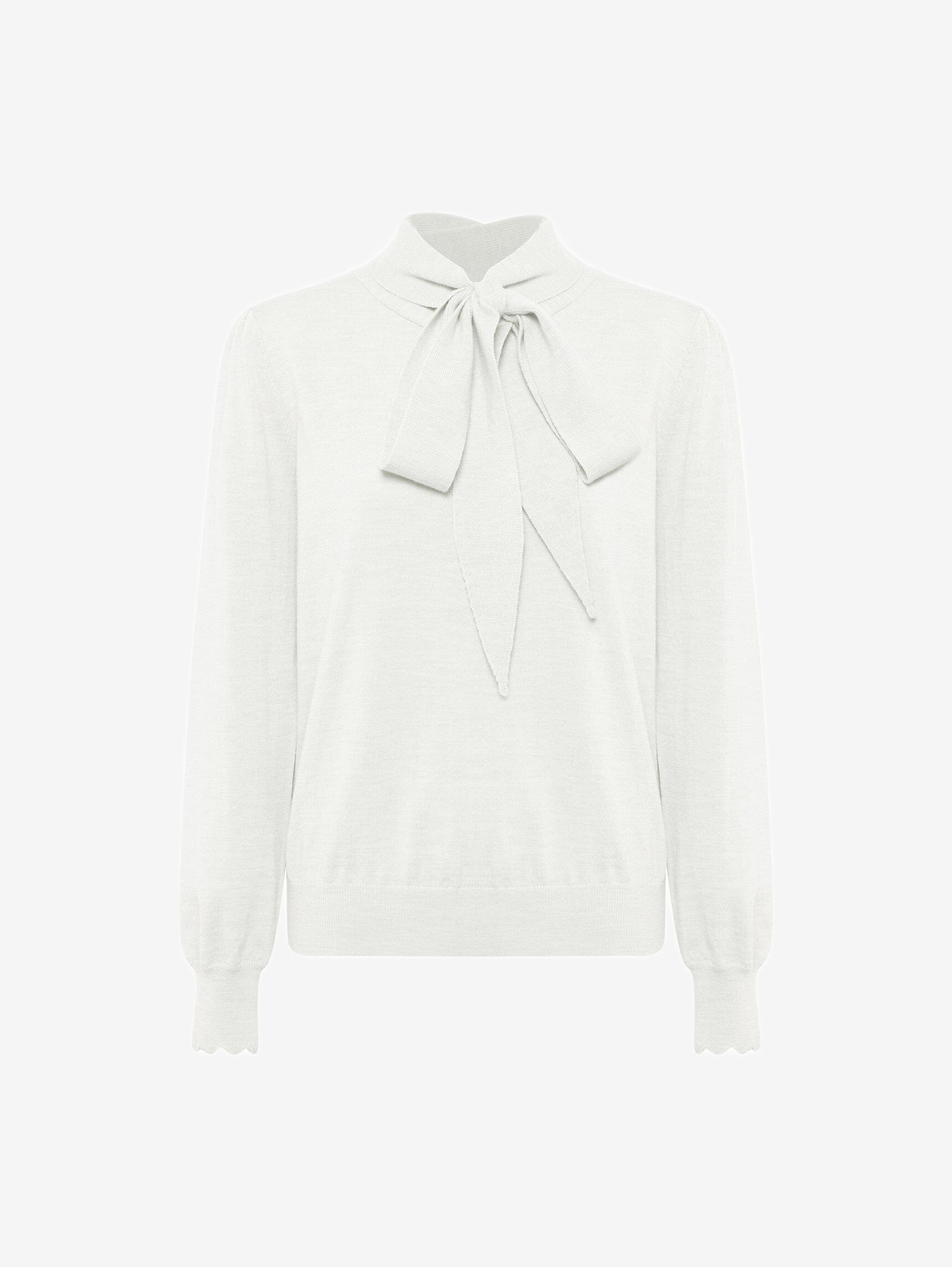 Jacqueline Bow Sweater Knitwear Iris and Wool 