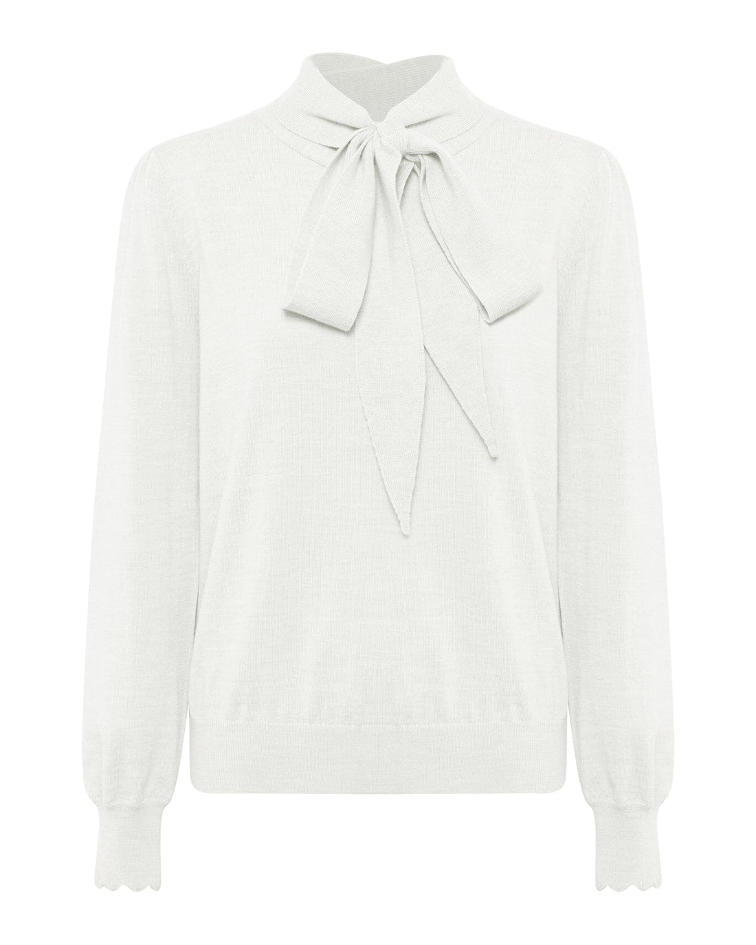 Jacqueline Bow Sweater Knitwear Iris and Wool 