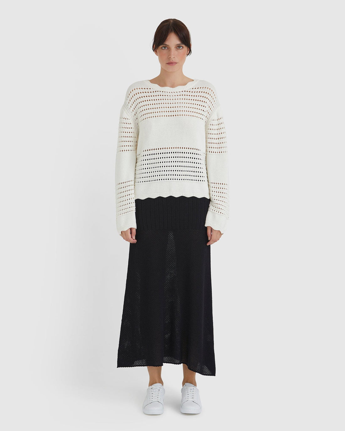 Margot Crochet Sweater Knitwear Iris and Wool 